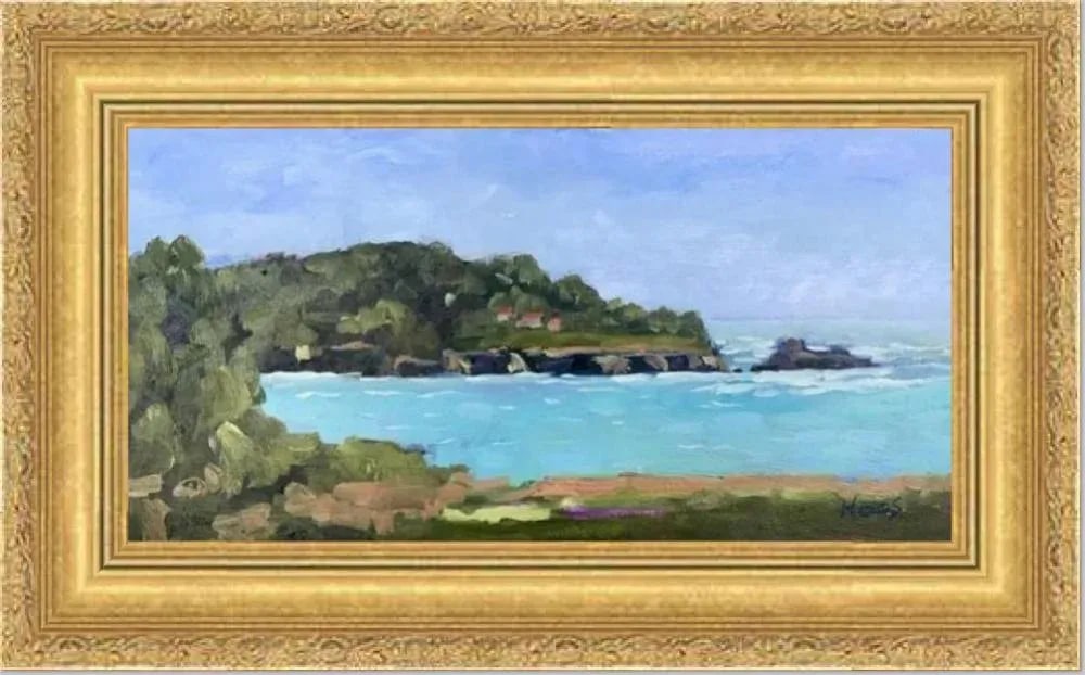 Mendocino Coast, Modern Plein Air Oil Painting - 9