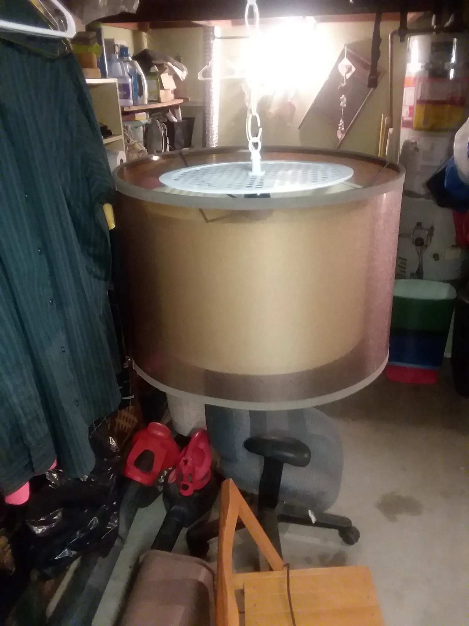 New Years Special Mid-Century Modern Drum Pendant Lamp - 11