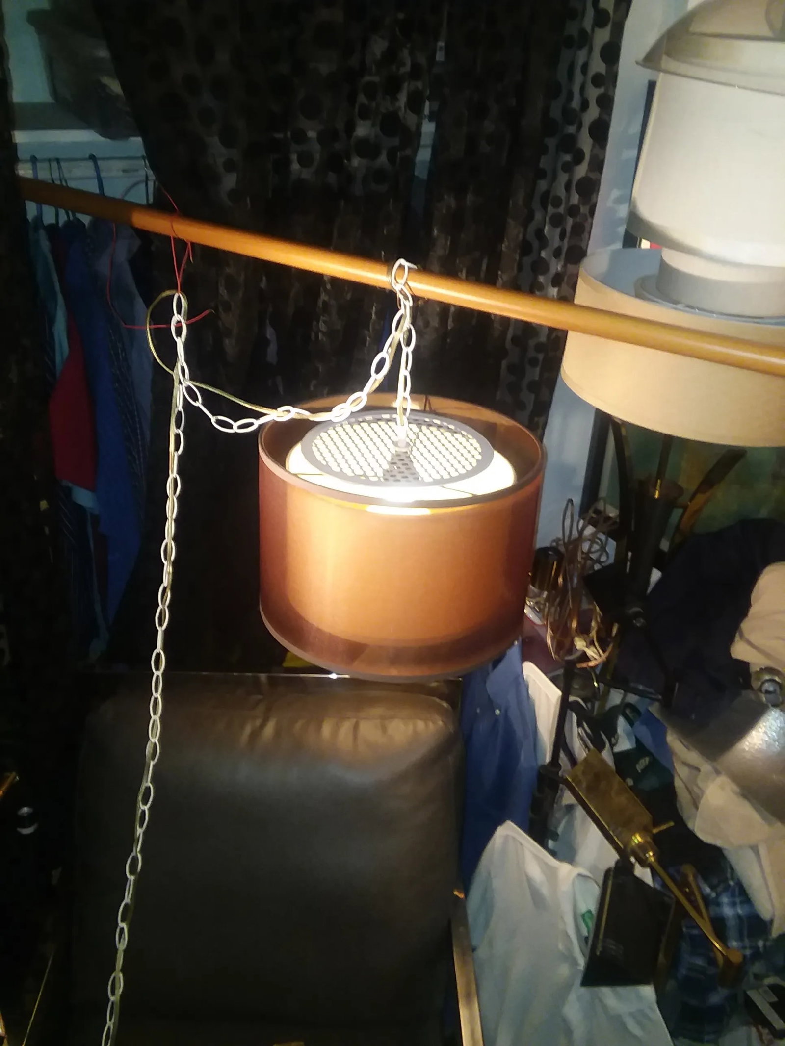 New Years Special Mid-Century Modern Drum Pendant Lamp - 4