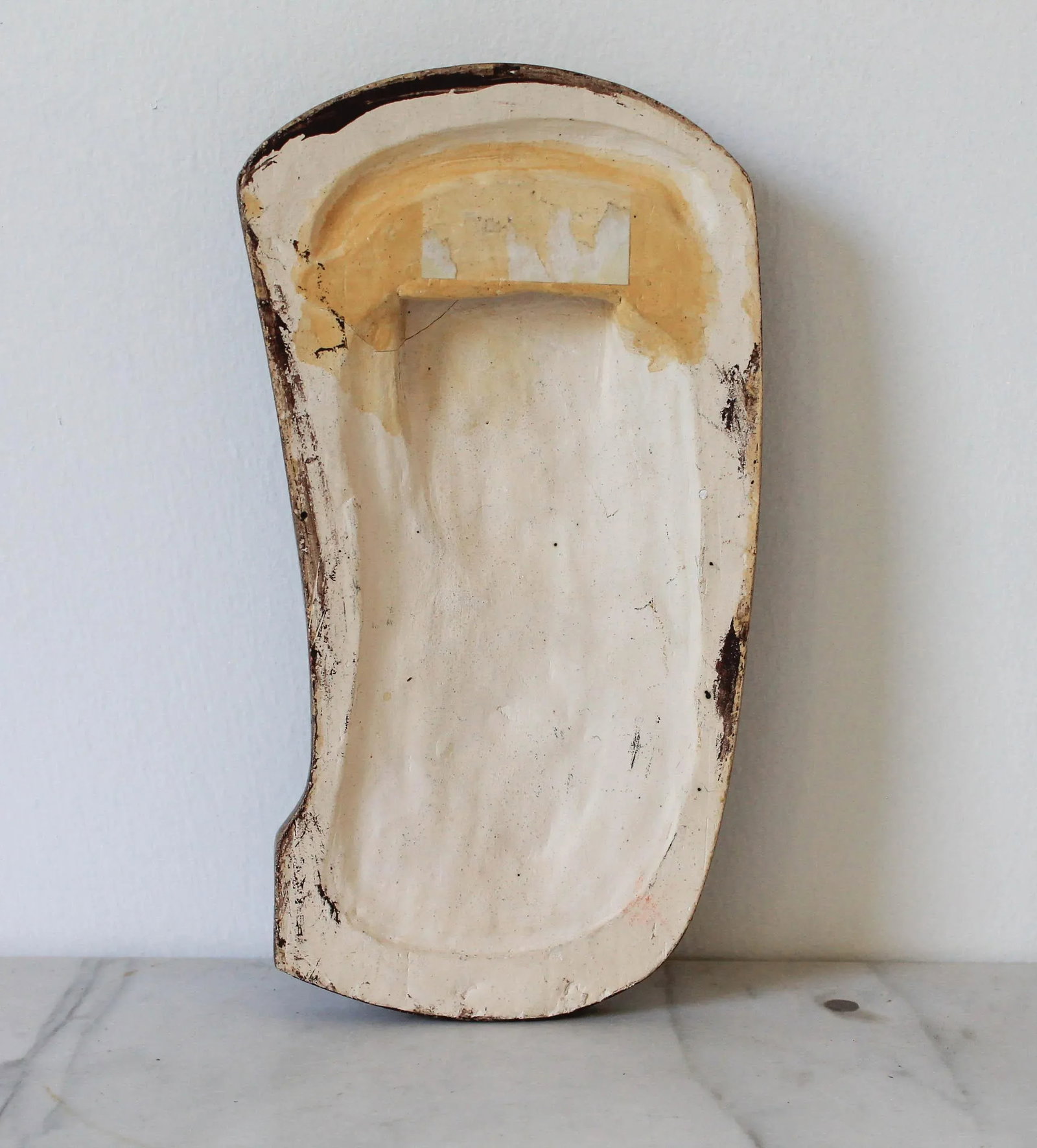 Vintage Female Plaster Wall Hanging - 9