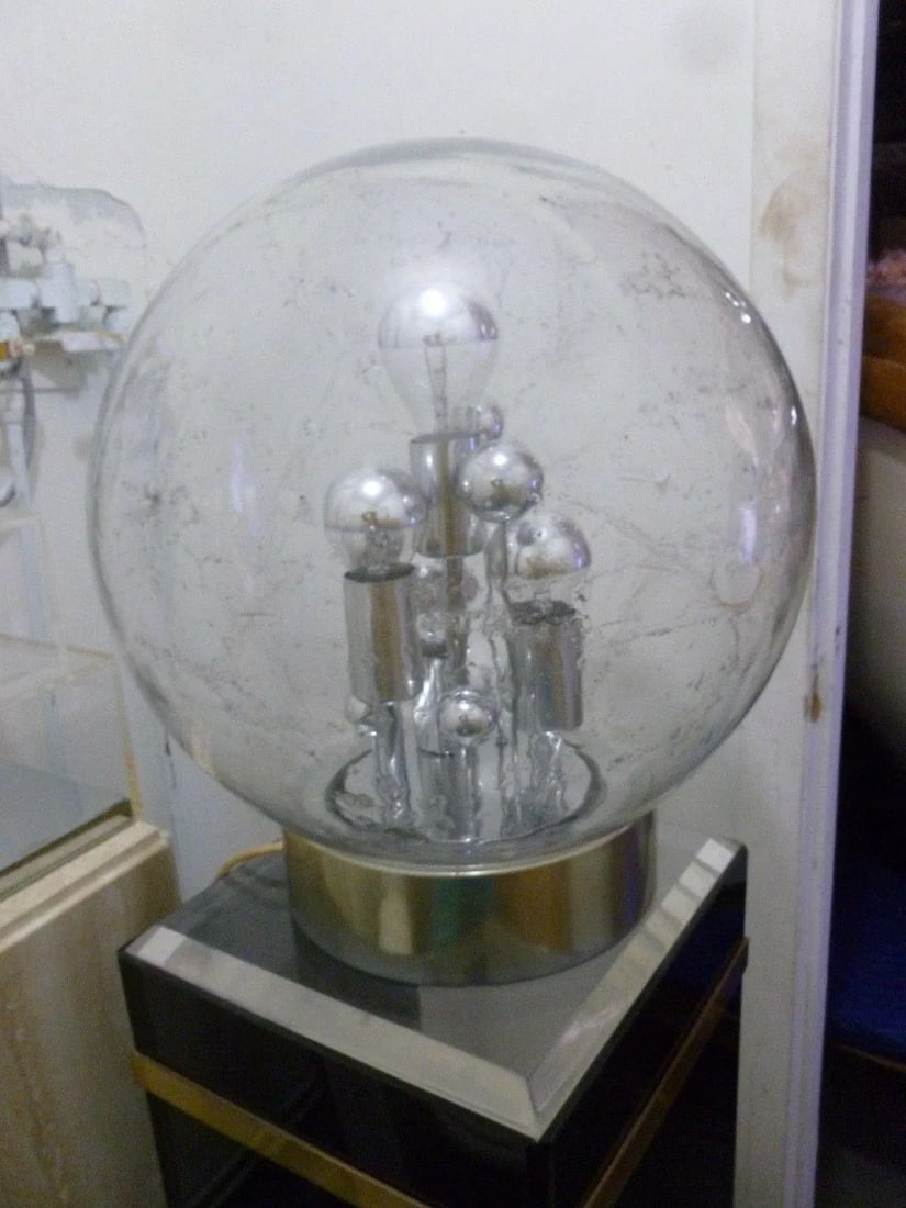 1960s Vintage German Space Age Globe Sputnik Table Lamp - 6