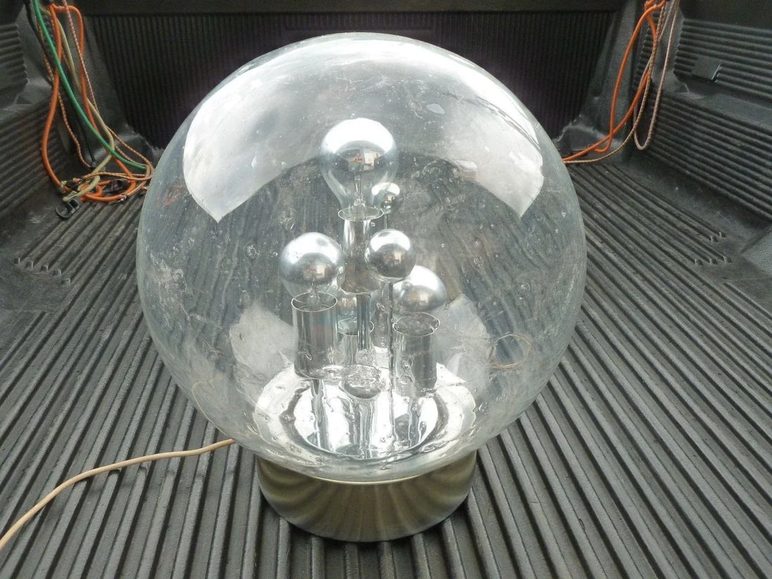 1960s Vintage German Space Age Globe Sputnik Table Lamp - 9