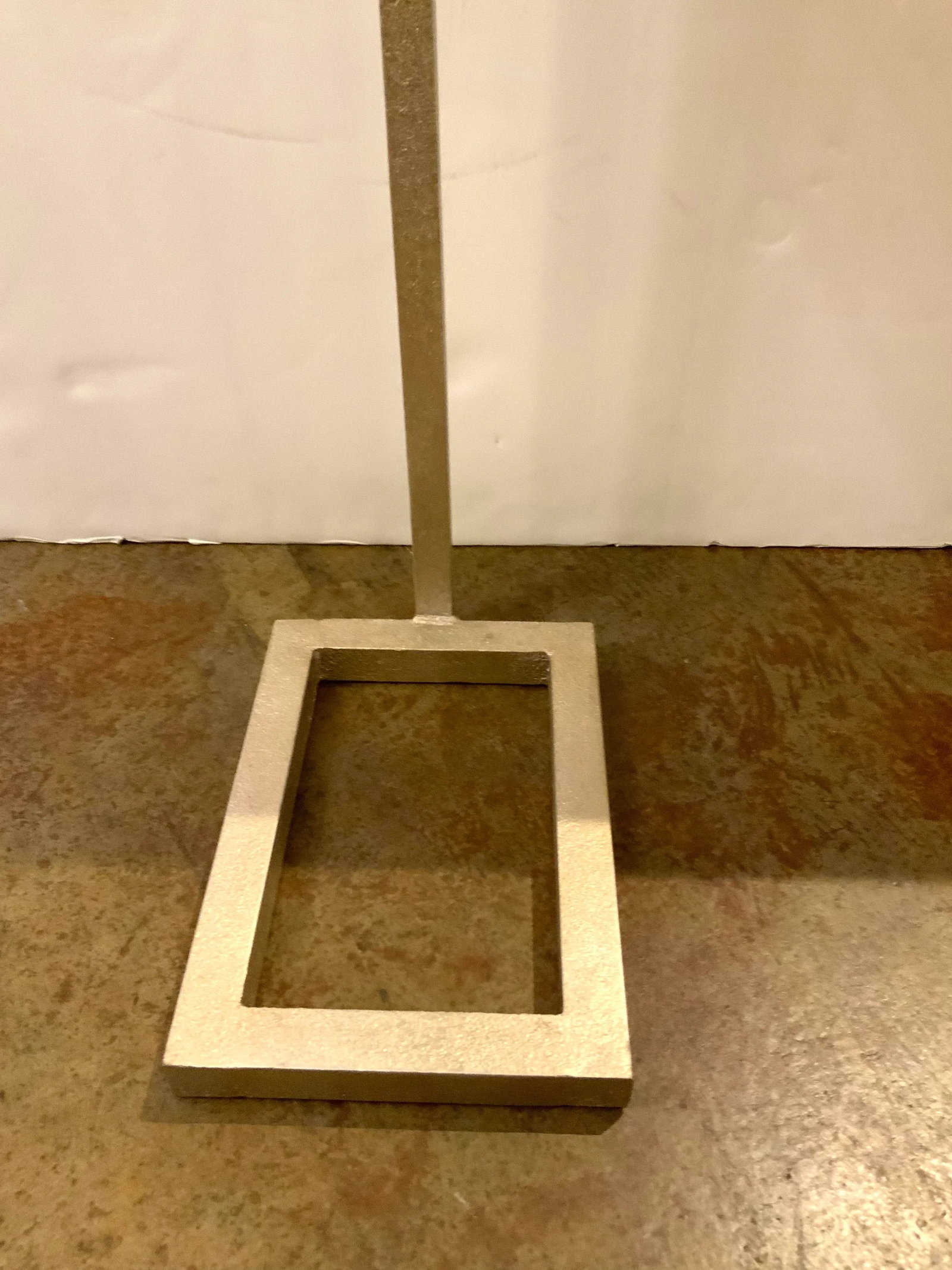 Made Goods Modern Off-White and Gray Faux Shagreen Ellery Side Table - 4