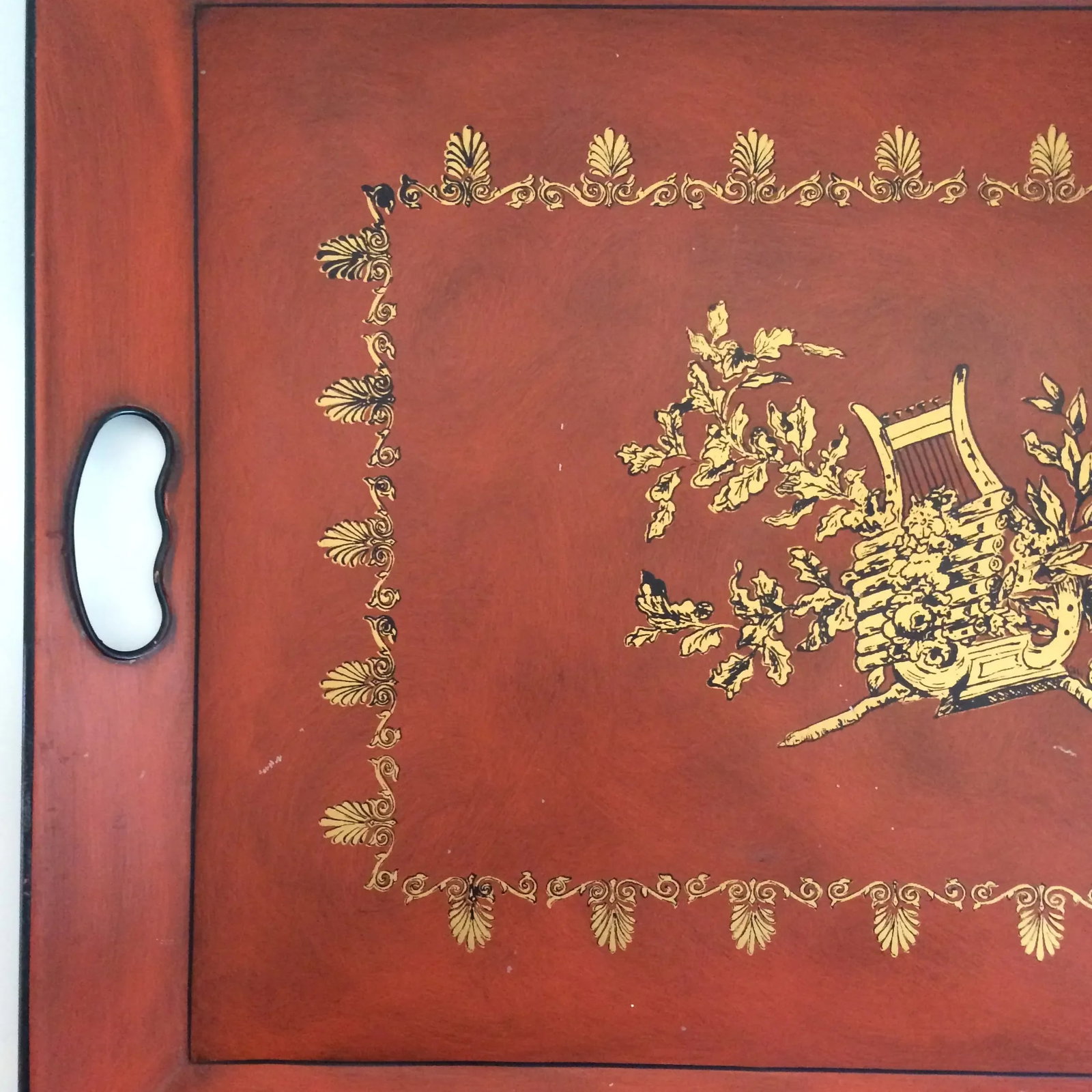 Instrumental Design Metal Serving Tray by Nashco Products of New York - 9