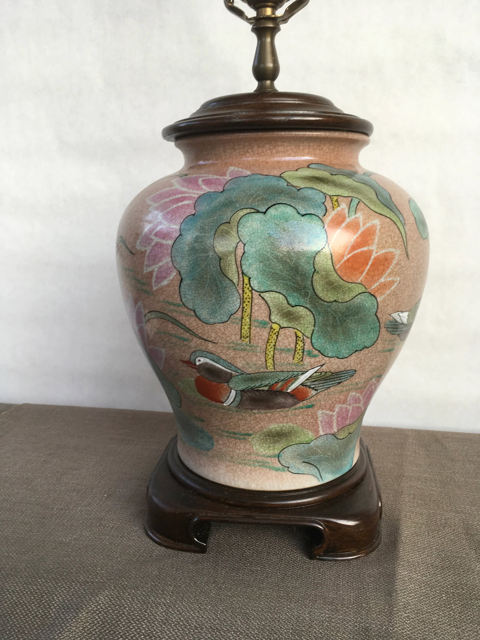 Late 20th Century Vintage Wildwood Table Lamp - 5