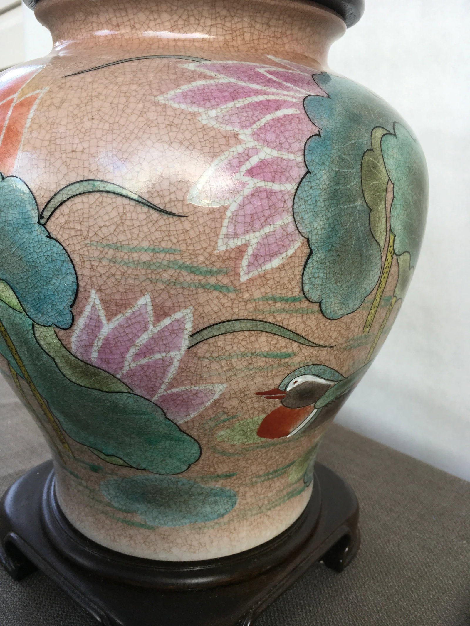 Late 20th Century Vintage Wildwood Table Lamp - 7