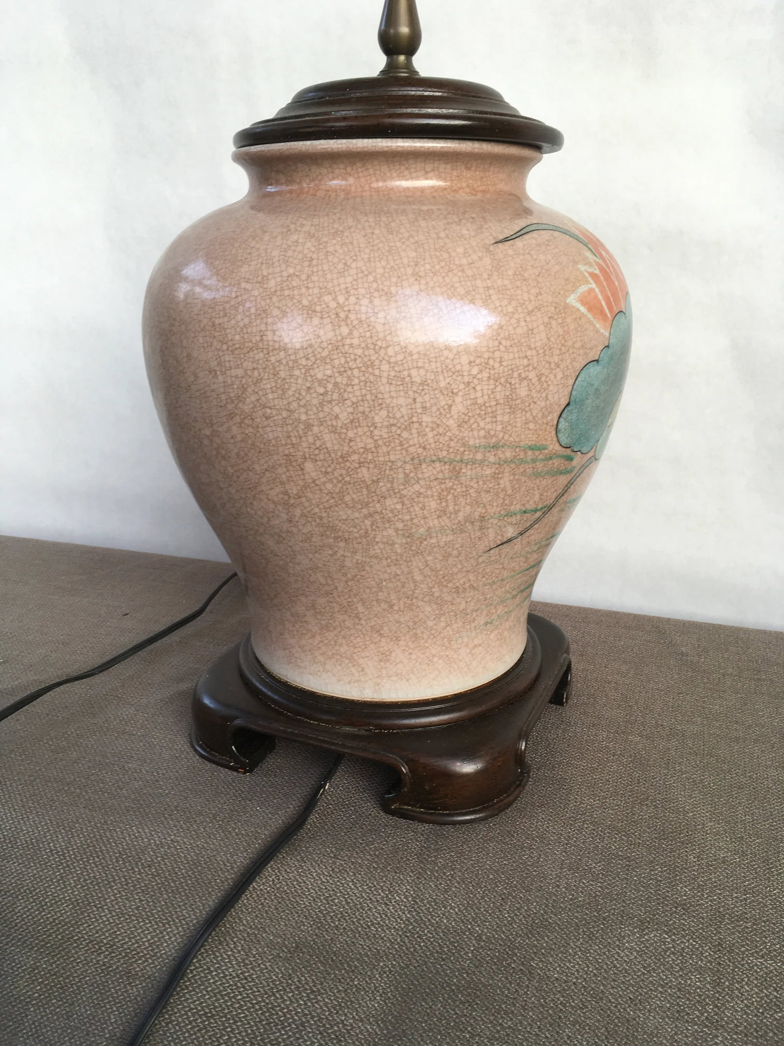 Late 20th Century Vintage Wildwood Table Lamp - 8