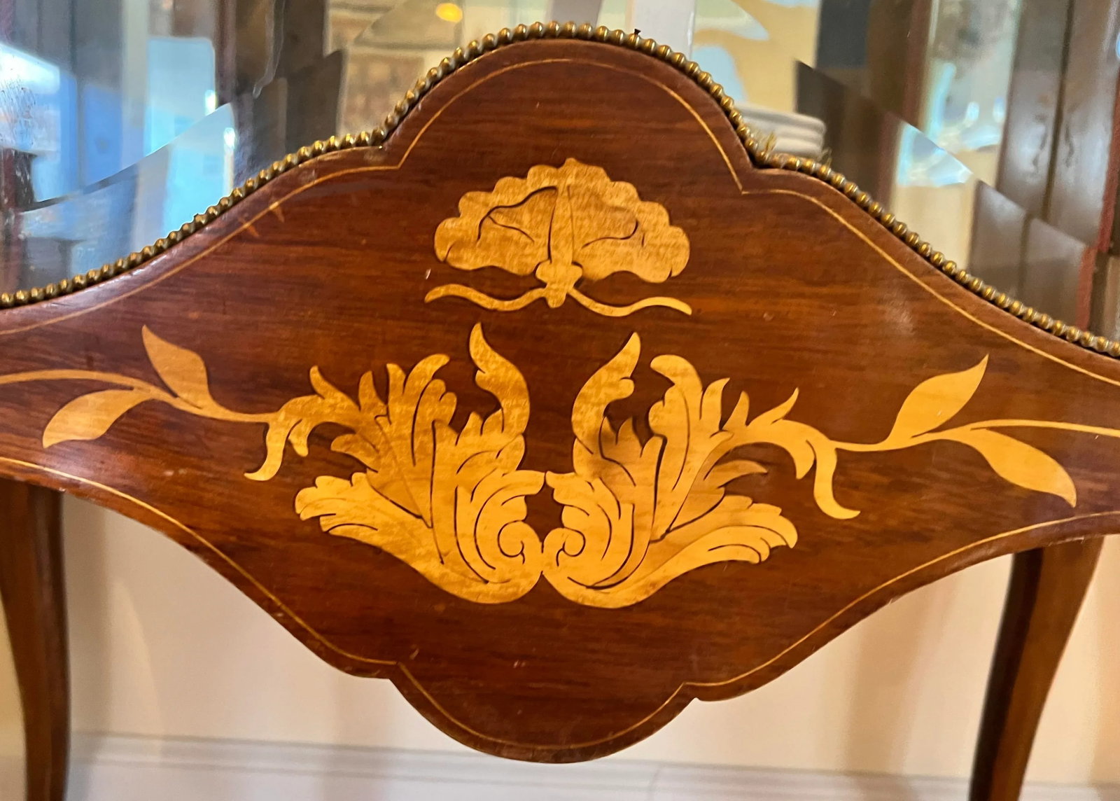 Late 19th Century Louis XVI Style Bronze Mounted Marquetry Inlaid - 10