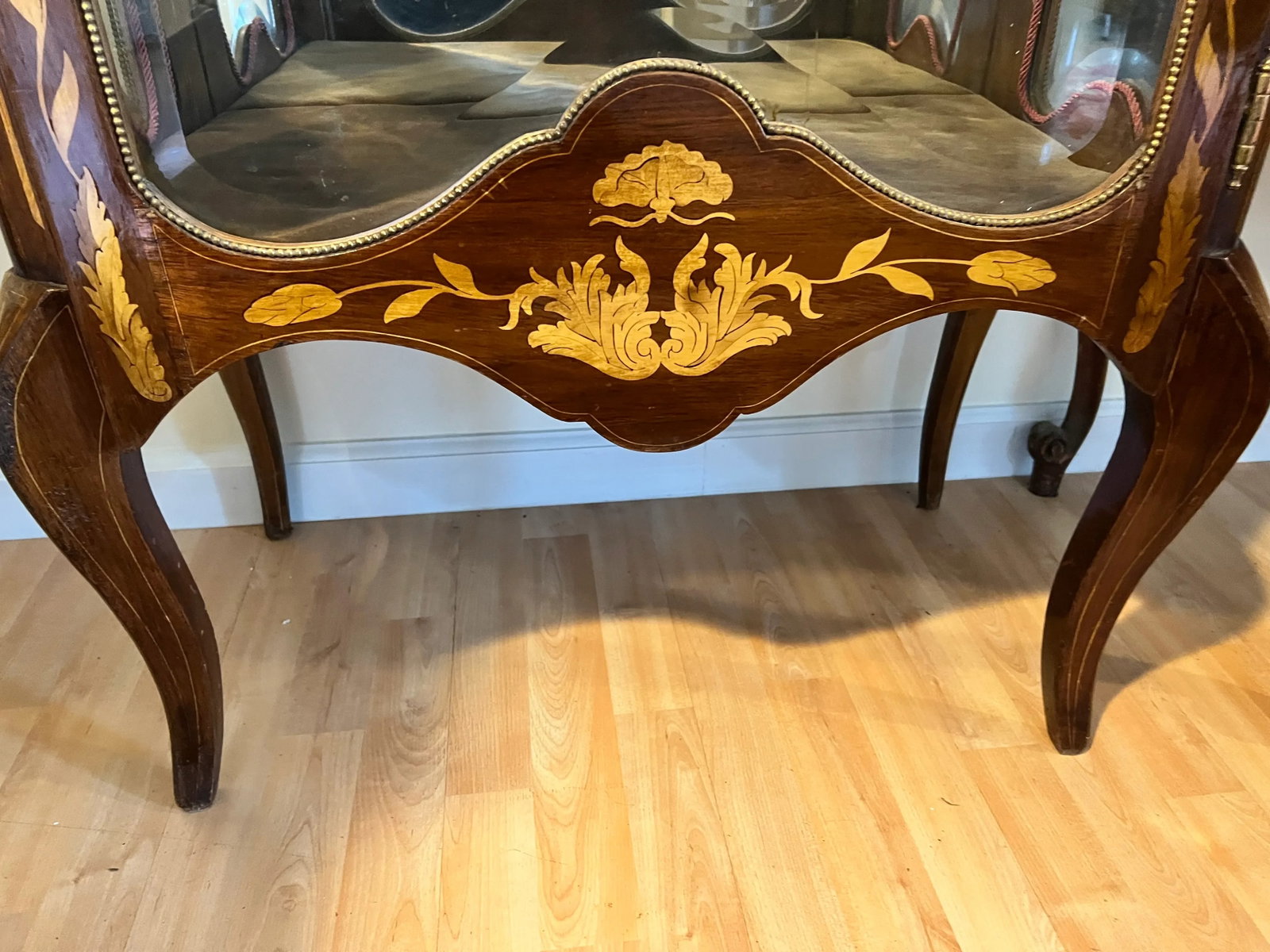 Late 19th Century Louis XVI Style Bronze Mounted Marquetry Inlaid - 12