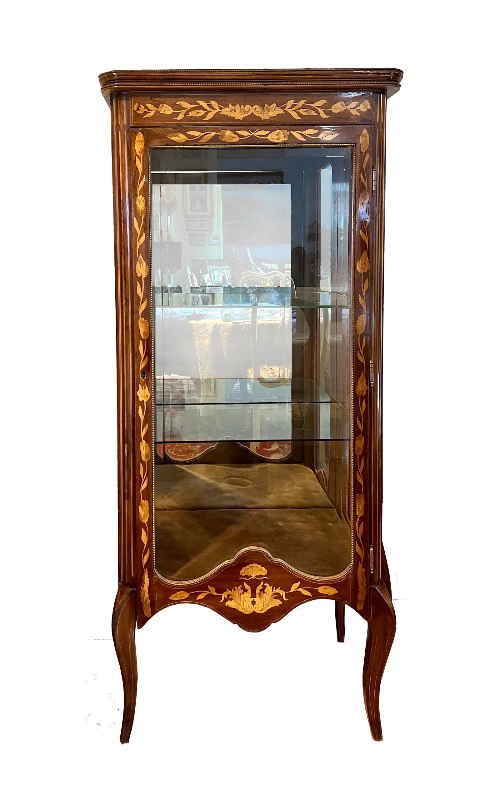 Late 19th Century Louis XVI Style Bronze Mounted Marquetry Inlaid - 2