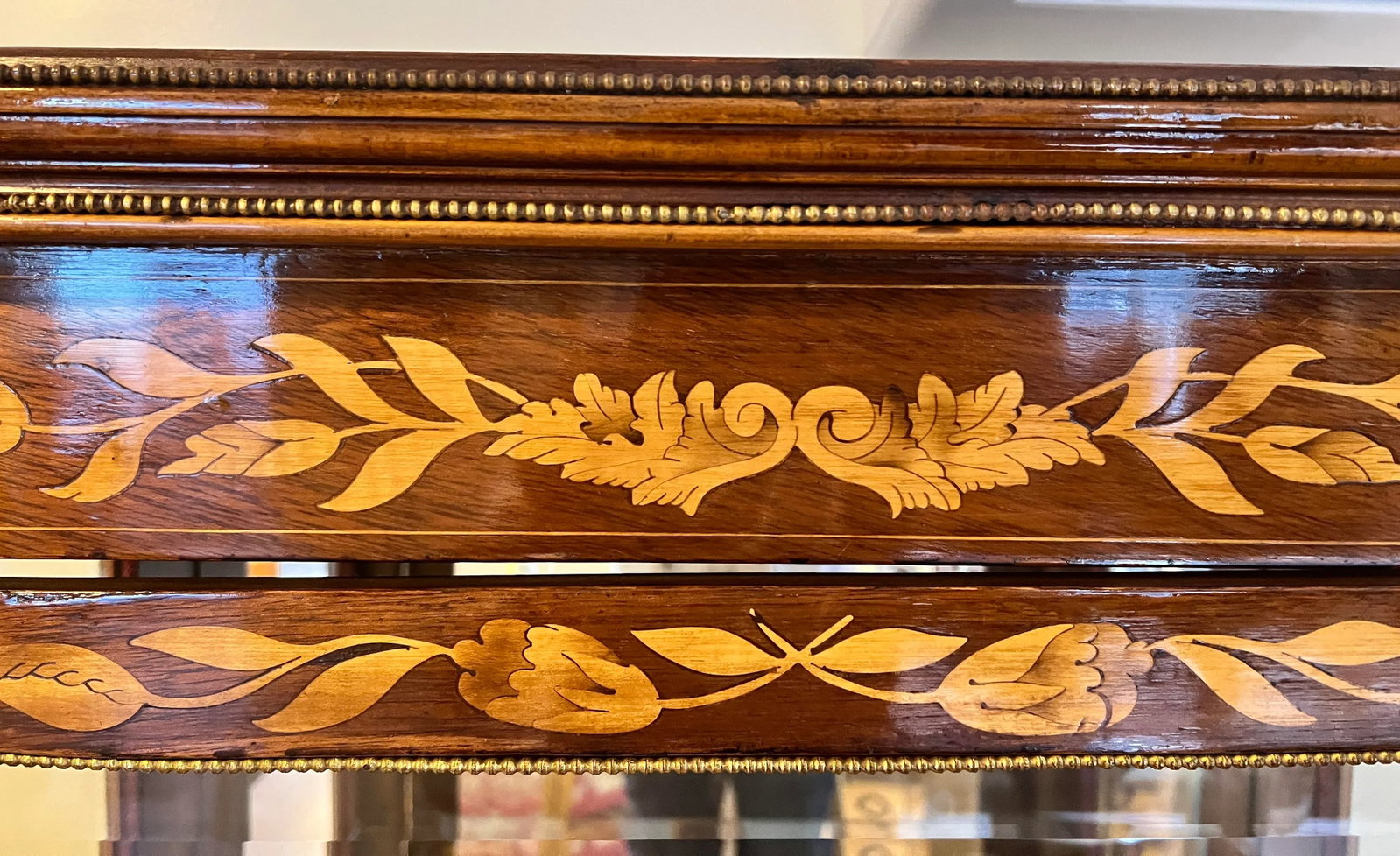 Late 19th Century Louis XVI Style Bronze Mounted Marquetry Inlaid - 7
