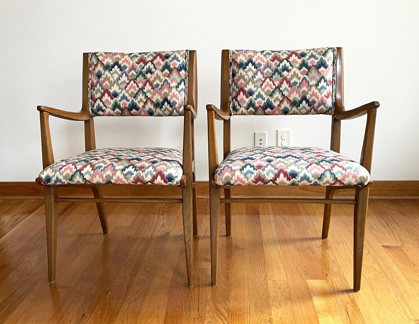 Drexel Profile Side Chair Pair - By John Van Koert - 2