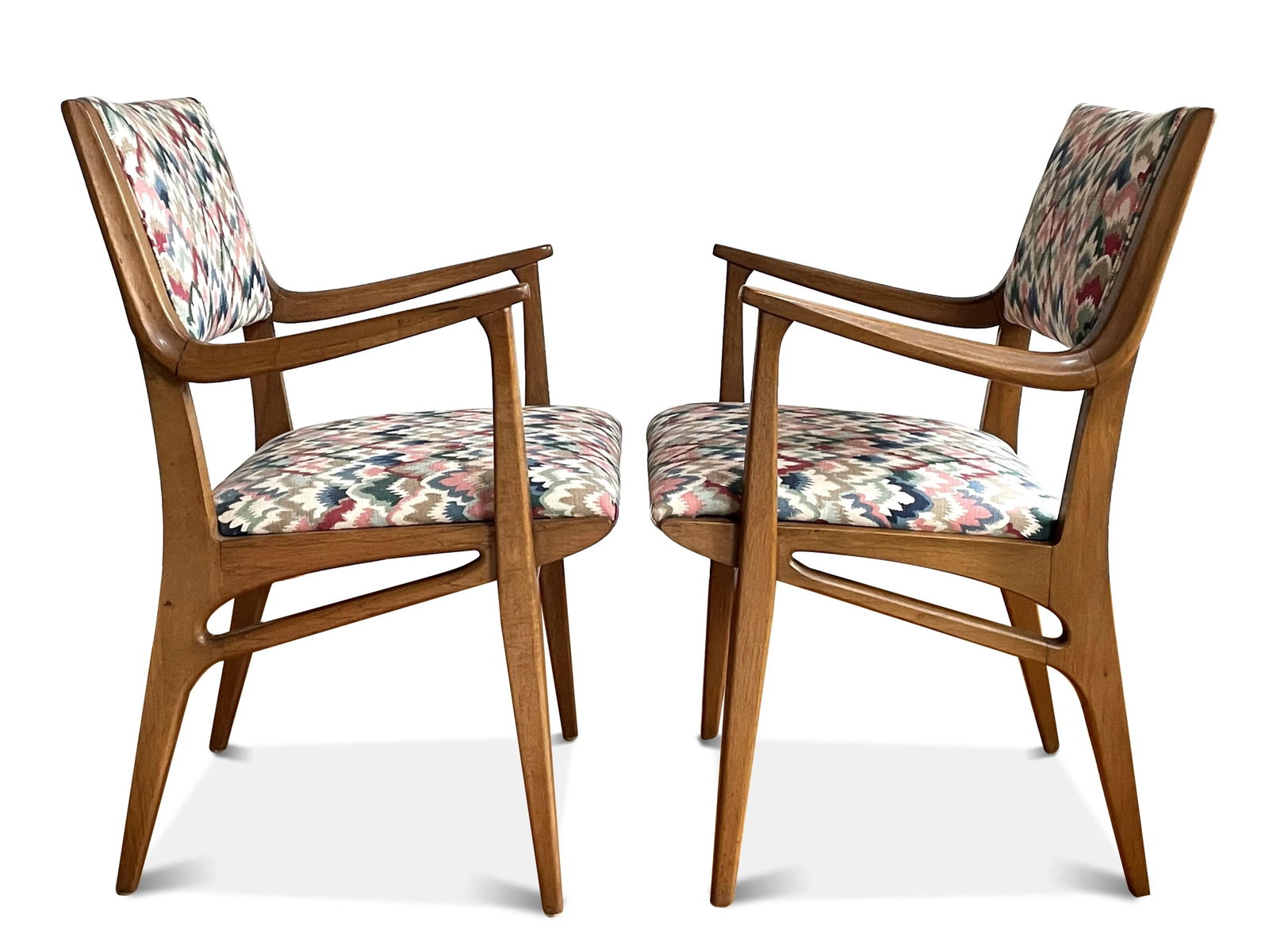 Drexel Profile Side Chair Pair - By John Van Koert - 3