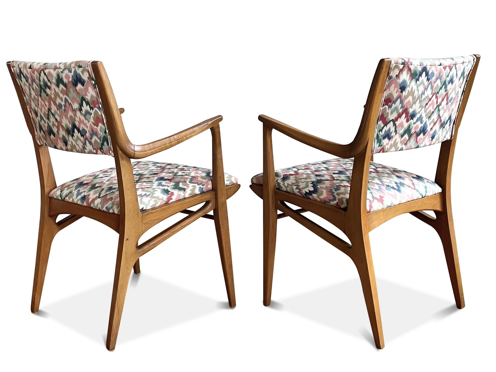 Drexel Profile Side Chair Pair - By John Van Koert - 4