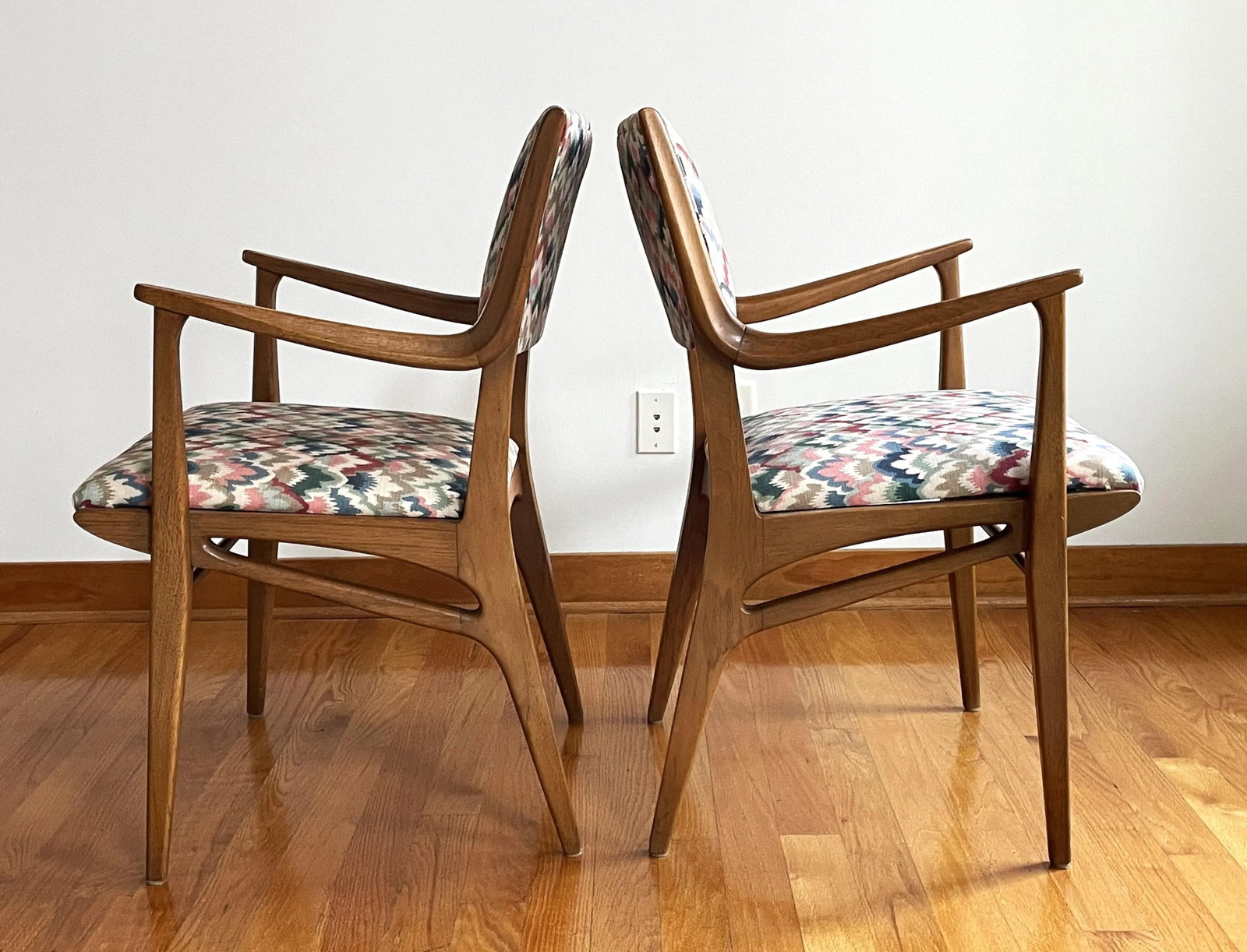 Drexel Profile Side Chair Pair - By John Van Koert - 5