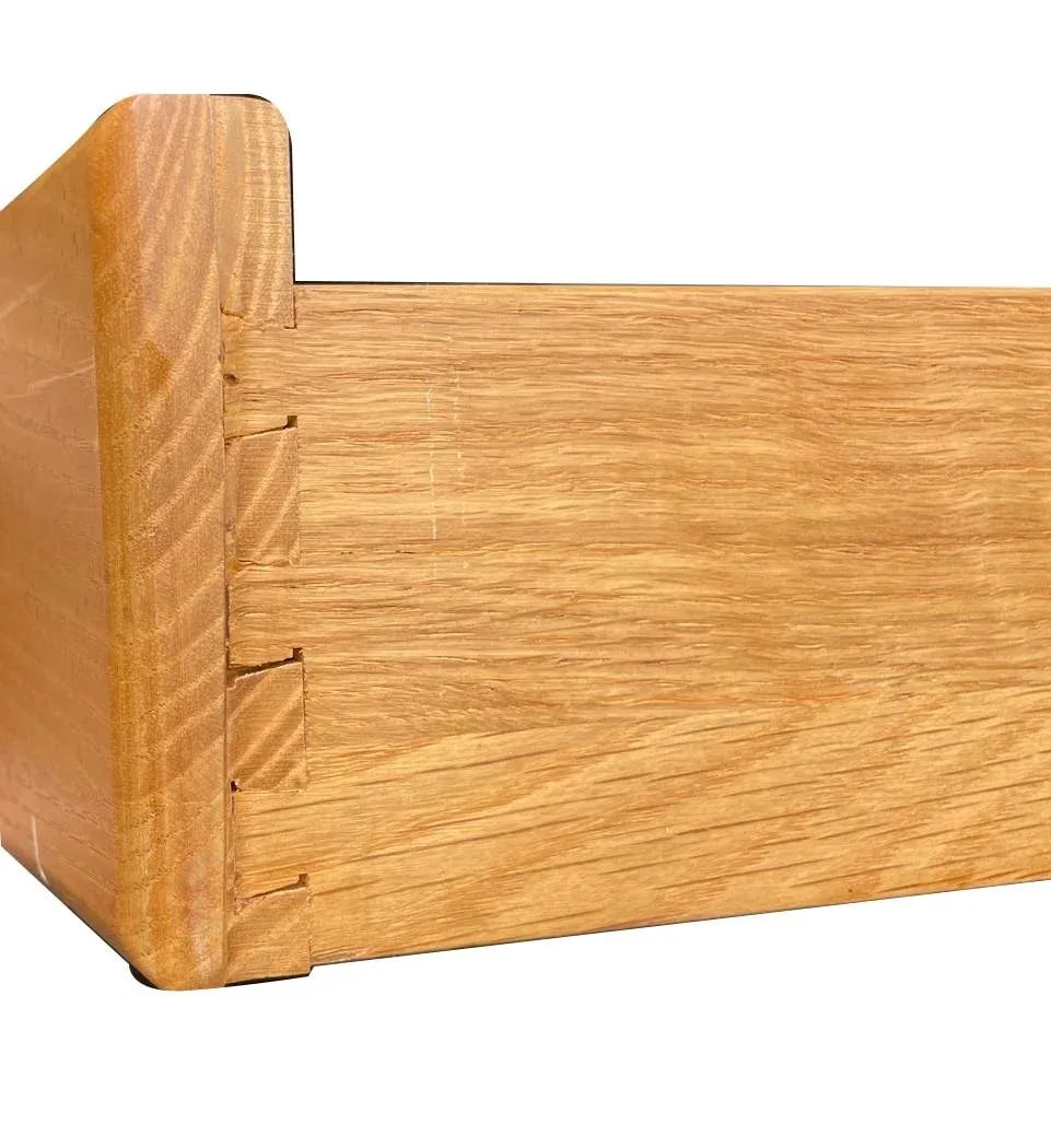 1970s Thomasville Oak Nightstands - Set of 2 - 7