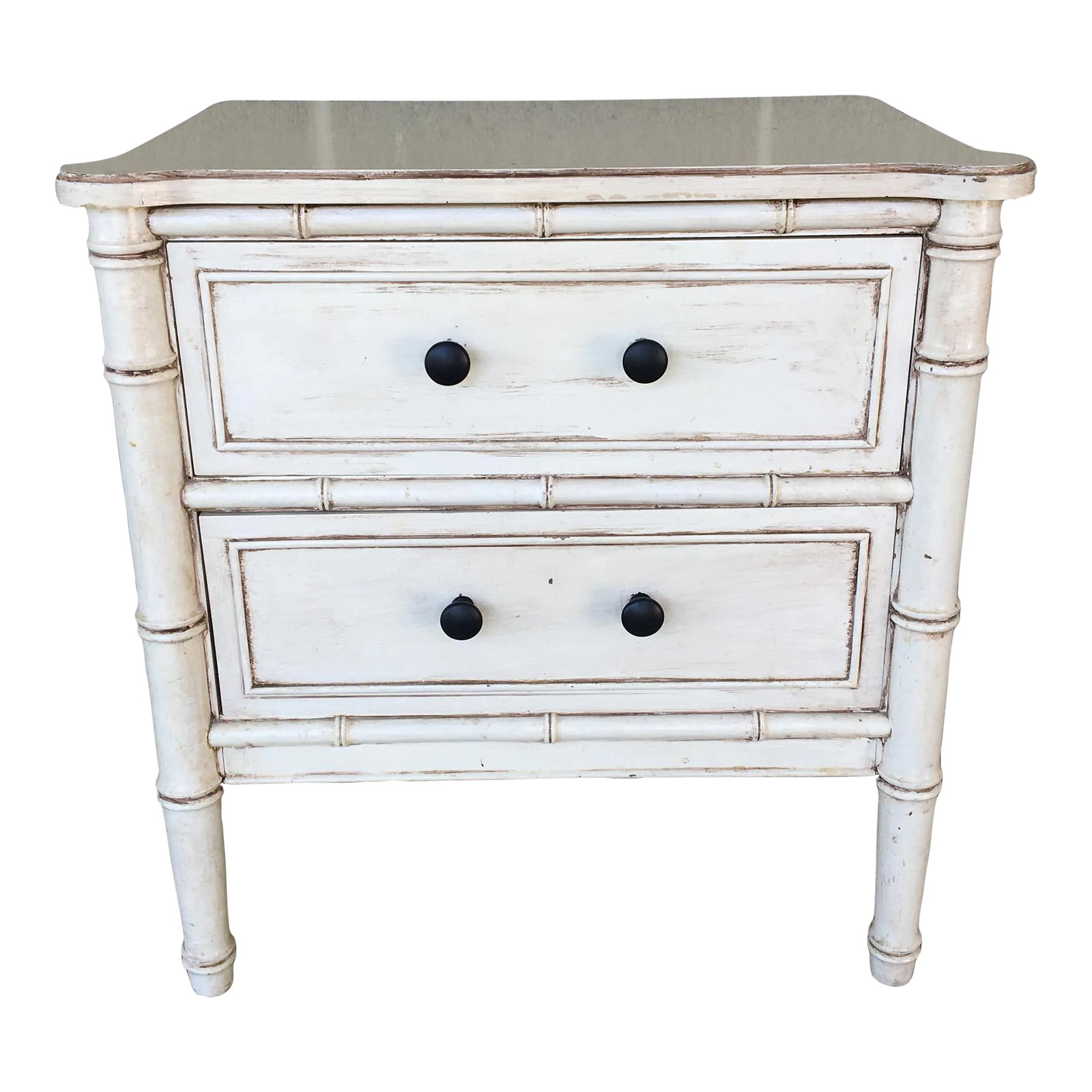 Henry Link Bali Hai Collection Faux Bamboo 2 Drawer Nightstand (1 of 6)