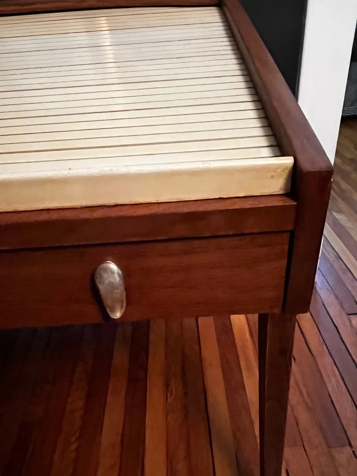 John Von Koert for Drexel Mid Century Modern Walnut Tambour Desk - 10