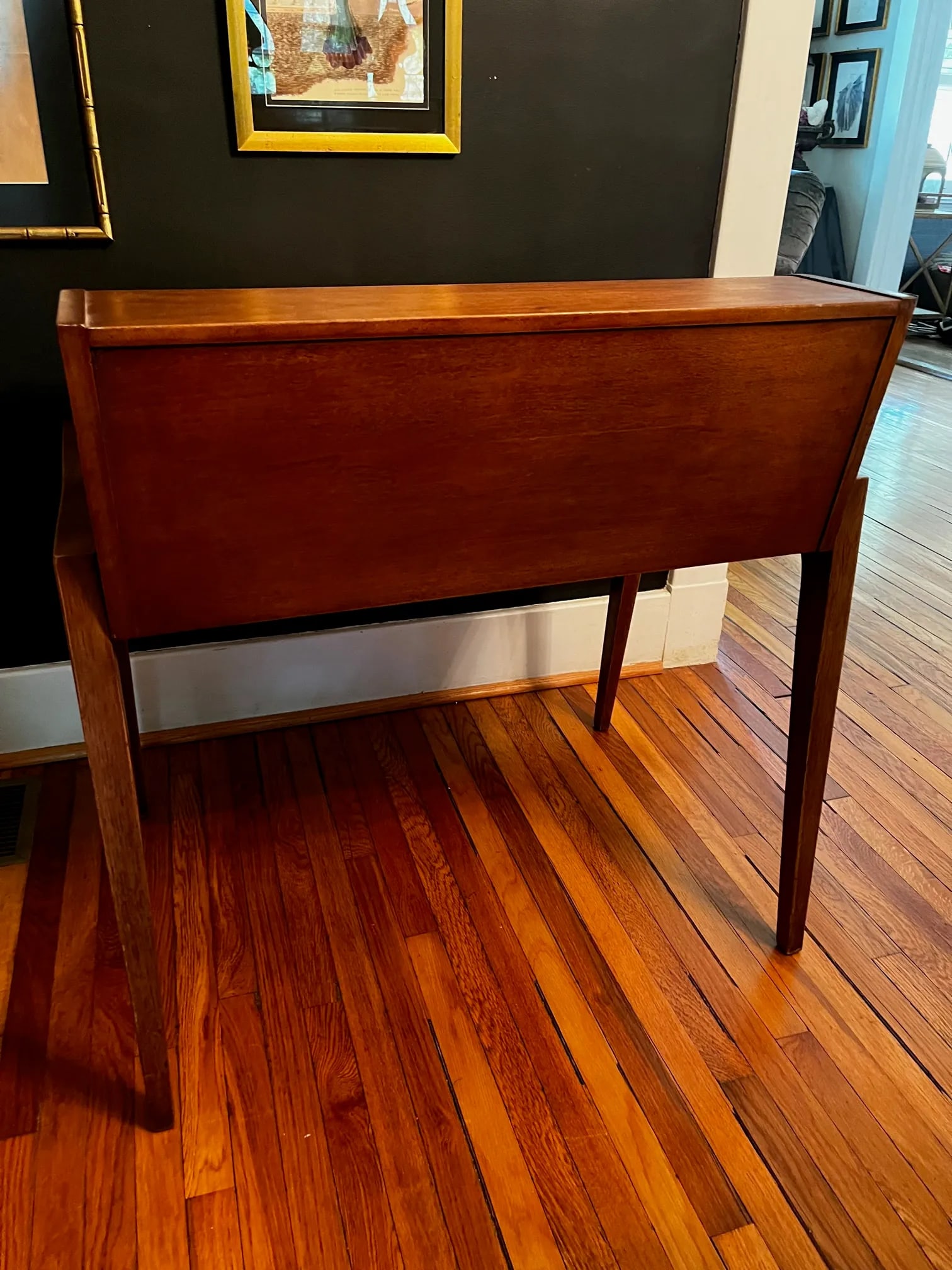 John Von Koert for Drexel Mid Century Modern Walnut Tambour Desk - 8