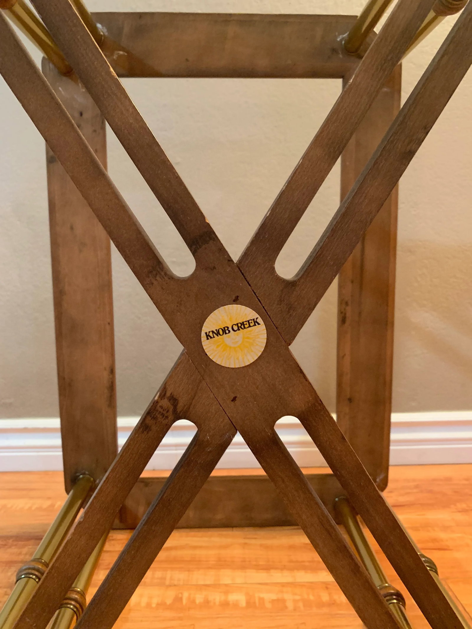 Vintage Knob Creek Side Table - 10