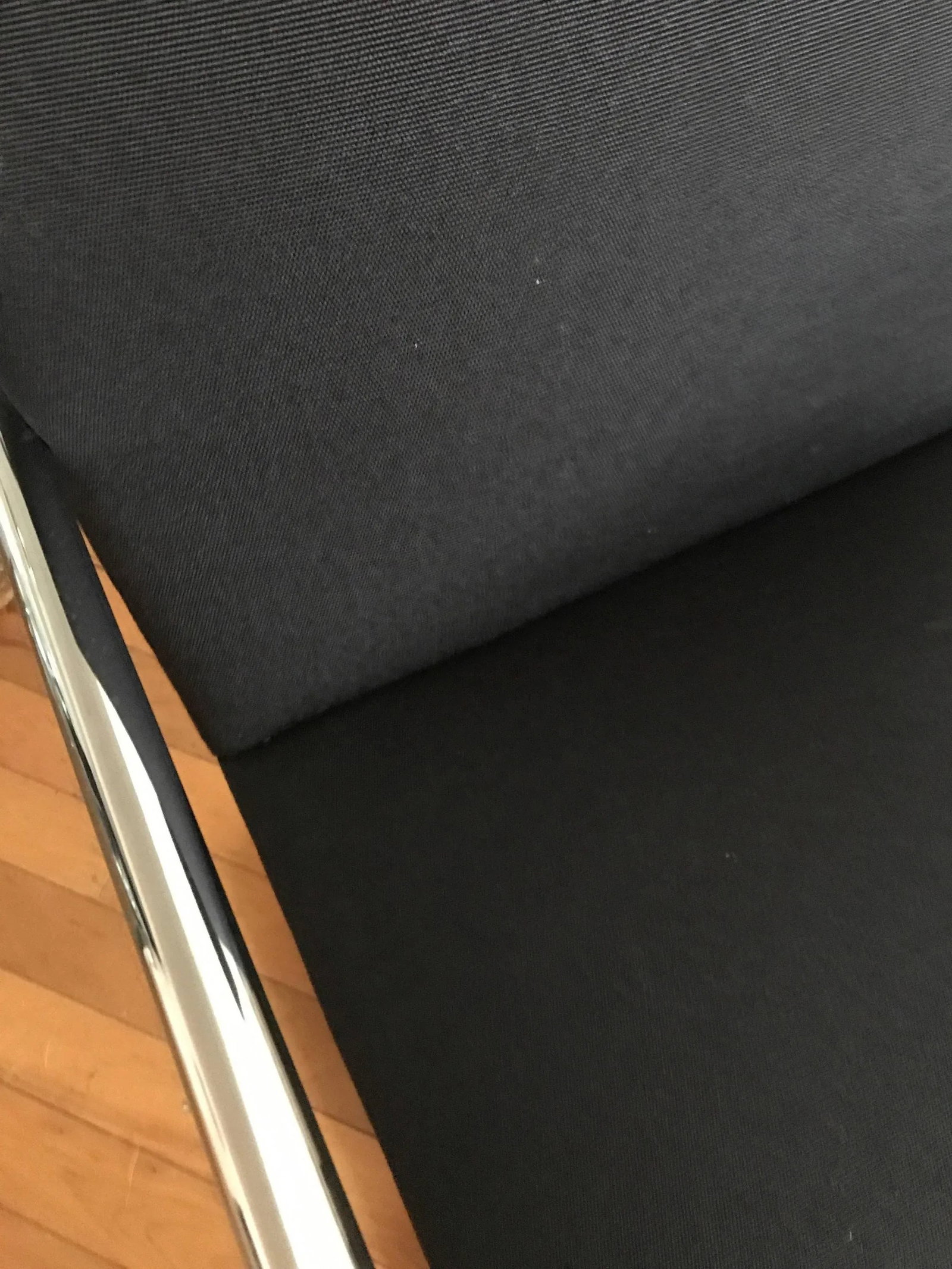 Knoll Studios Ludwig Mies Van Der Rohe's Brno Tubular Chair Original Charcoal Fabric - 7