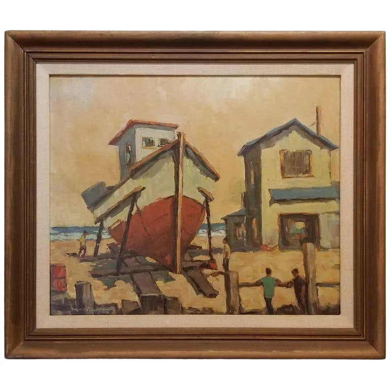 Fred Korburg Nautical Painting (1 of 10)