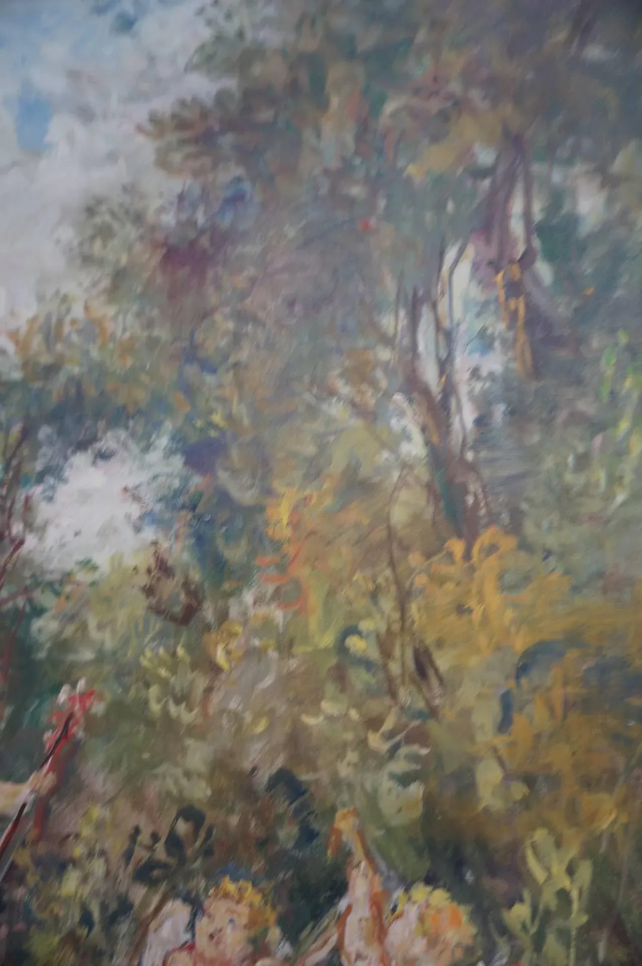 Herman Lipot "The Garden" Oil Painting Early 20c - 7