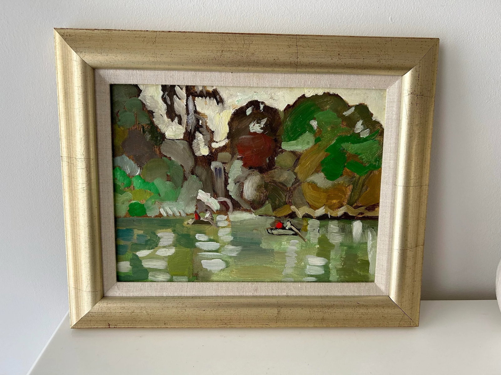 Late 20th Century Impressionistic Landscape Painting by Unknown Artist, Framed - 2