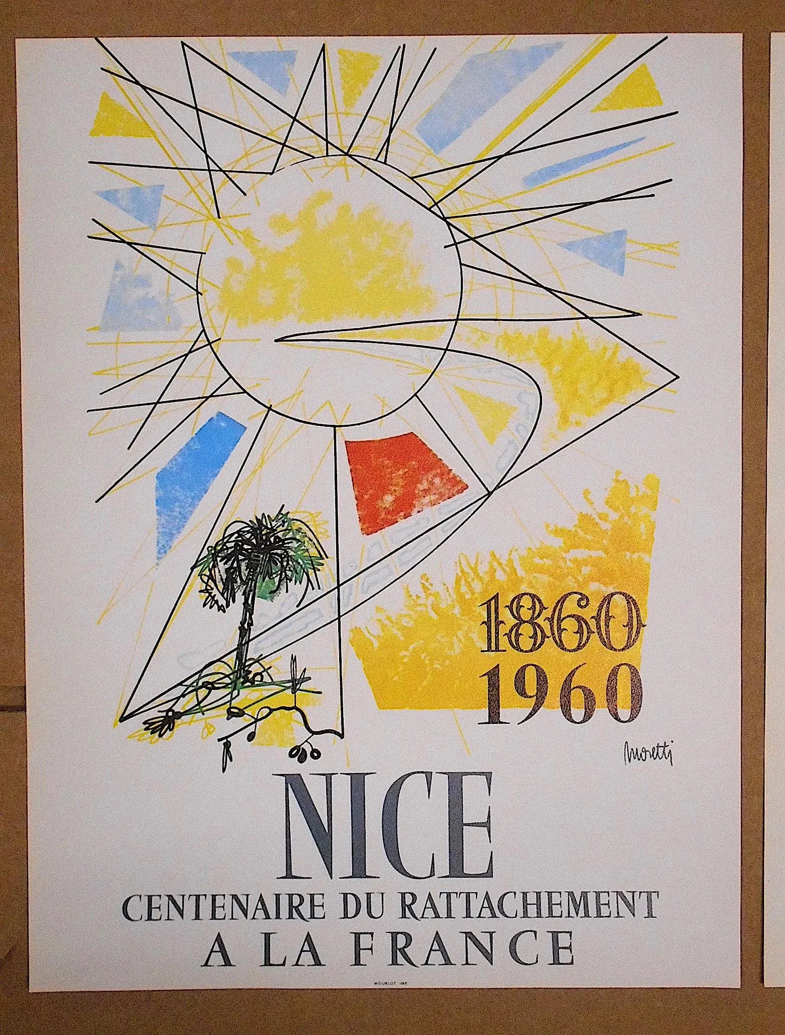Set of 6-Vintage Posters-Listed Artists - Nice, France C.1973 - 5