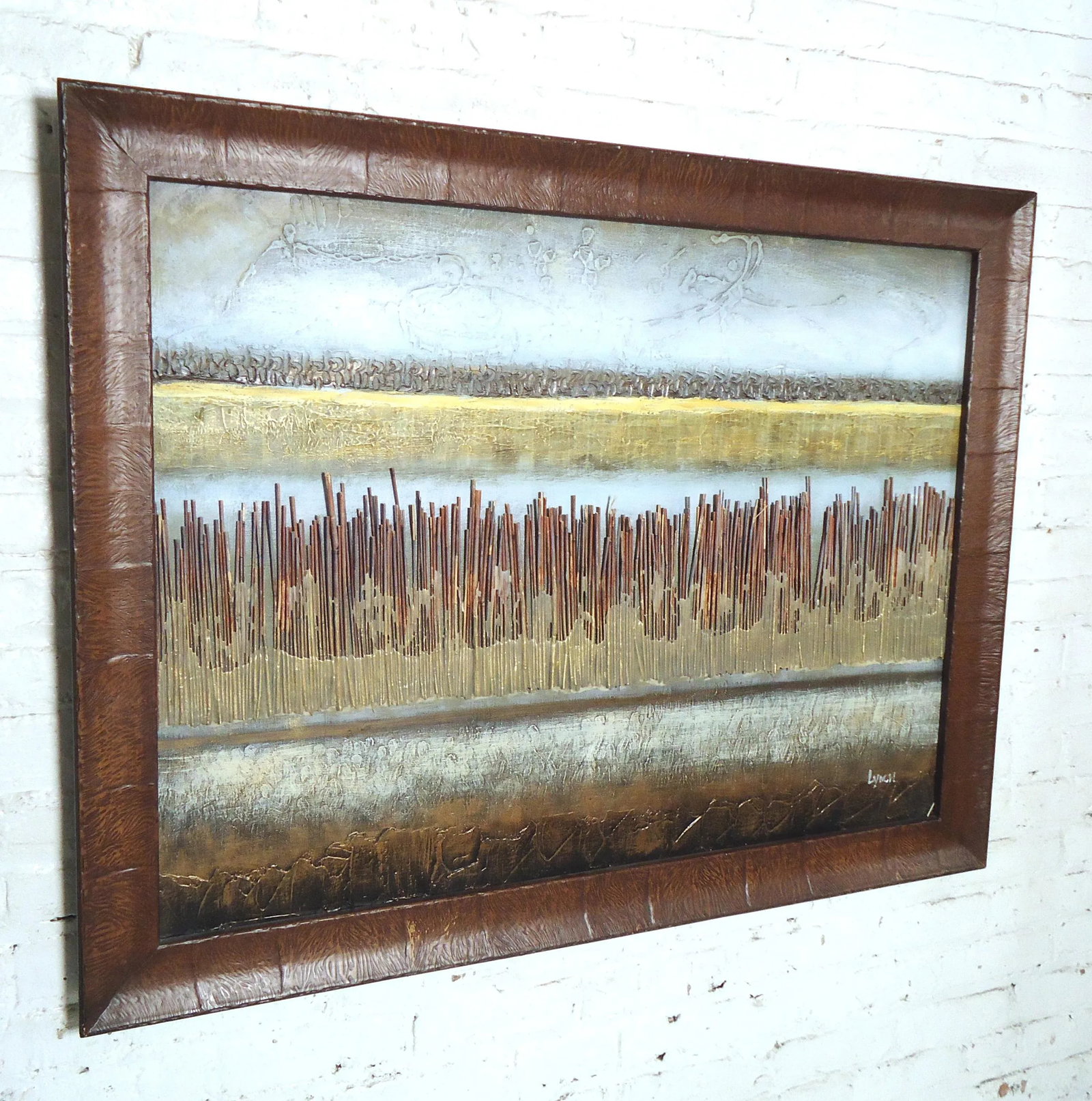 Late 20th Century Mid-Century Modern Wall Painting - 4