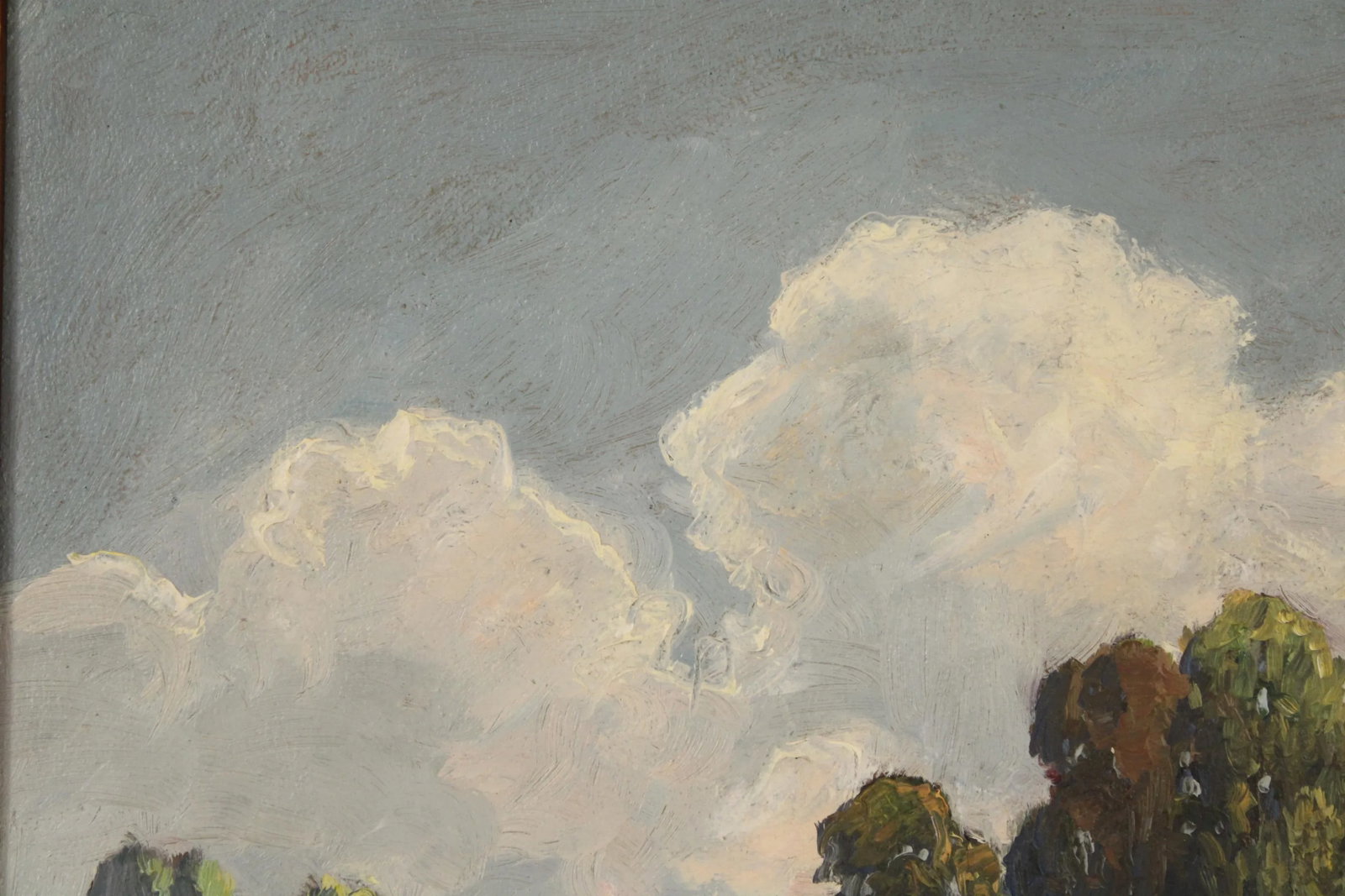 Painting of Sauvie's Island Oregon by Clyde Leon Keller (1872-1962) - 4