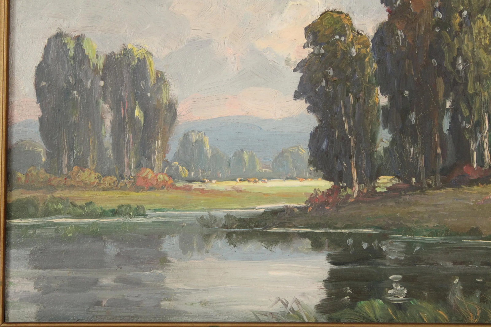 Painting of Sauvie's Island Oregon by Clyde Leon Keller (1872-1962) - 7