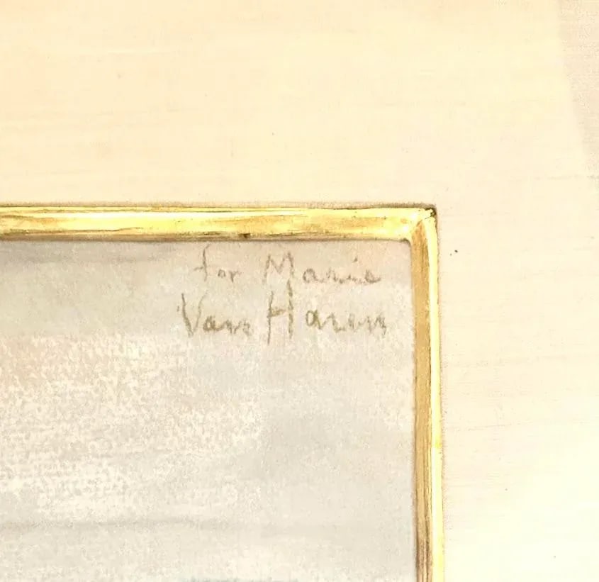 Vintage Framed Still Life With Lemons Watercolor Painting in Cerused Oak Frame, Signed - 4