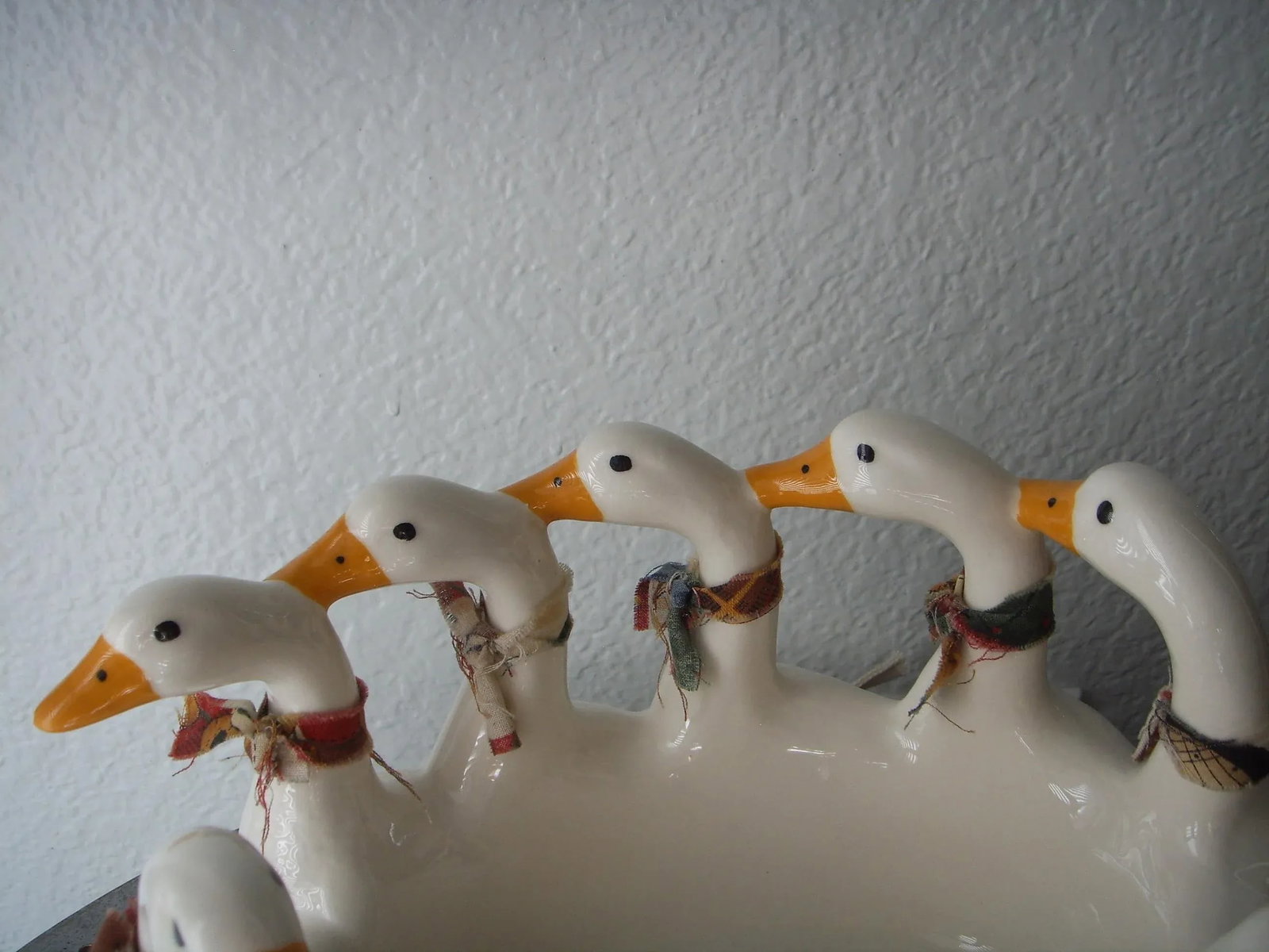 Michael Mortl Styled Ceramic Round of Geese Planter - 4