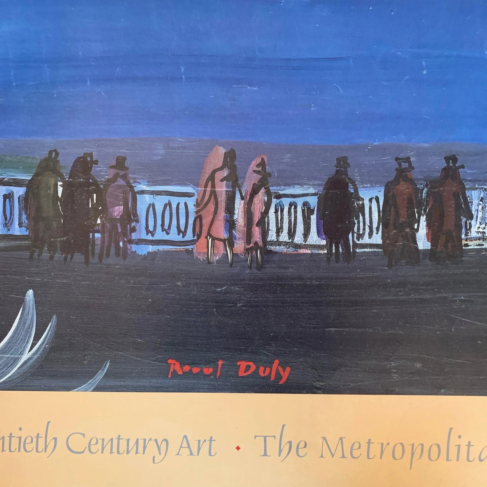 Raoul Dufy Poster from Metropolitan Museum Dept of 20th C Art - 2