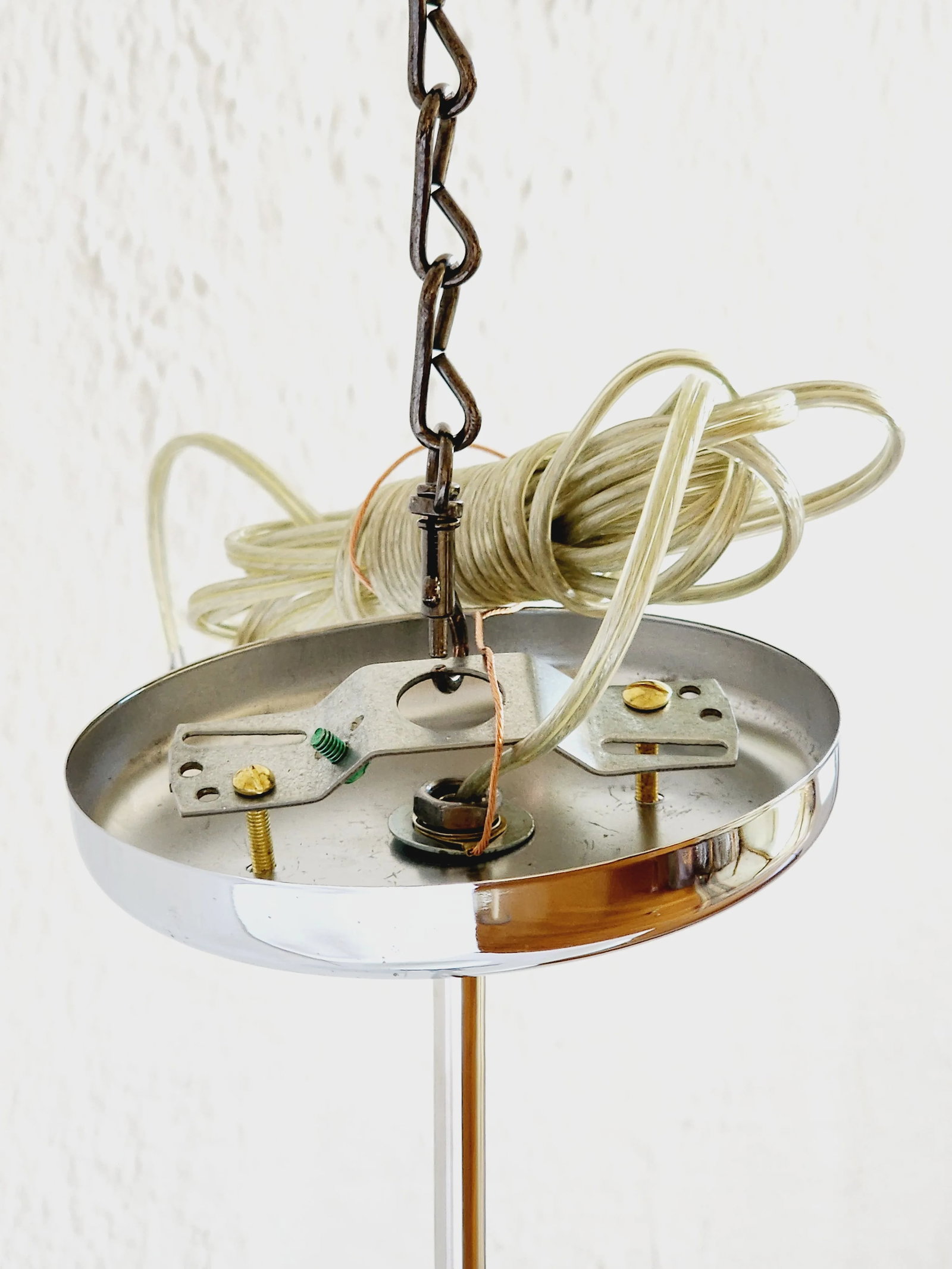 Mid Century Modern Chrome Chandelier Pendant - 4