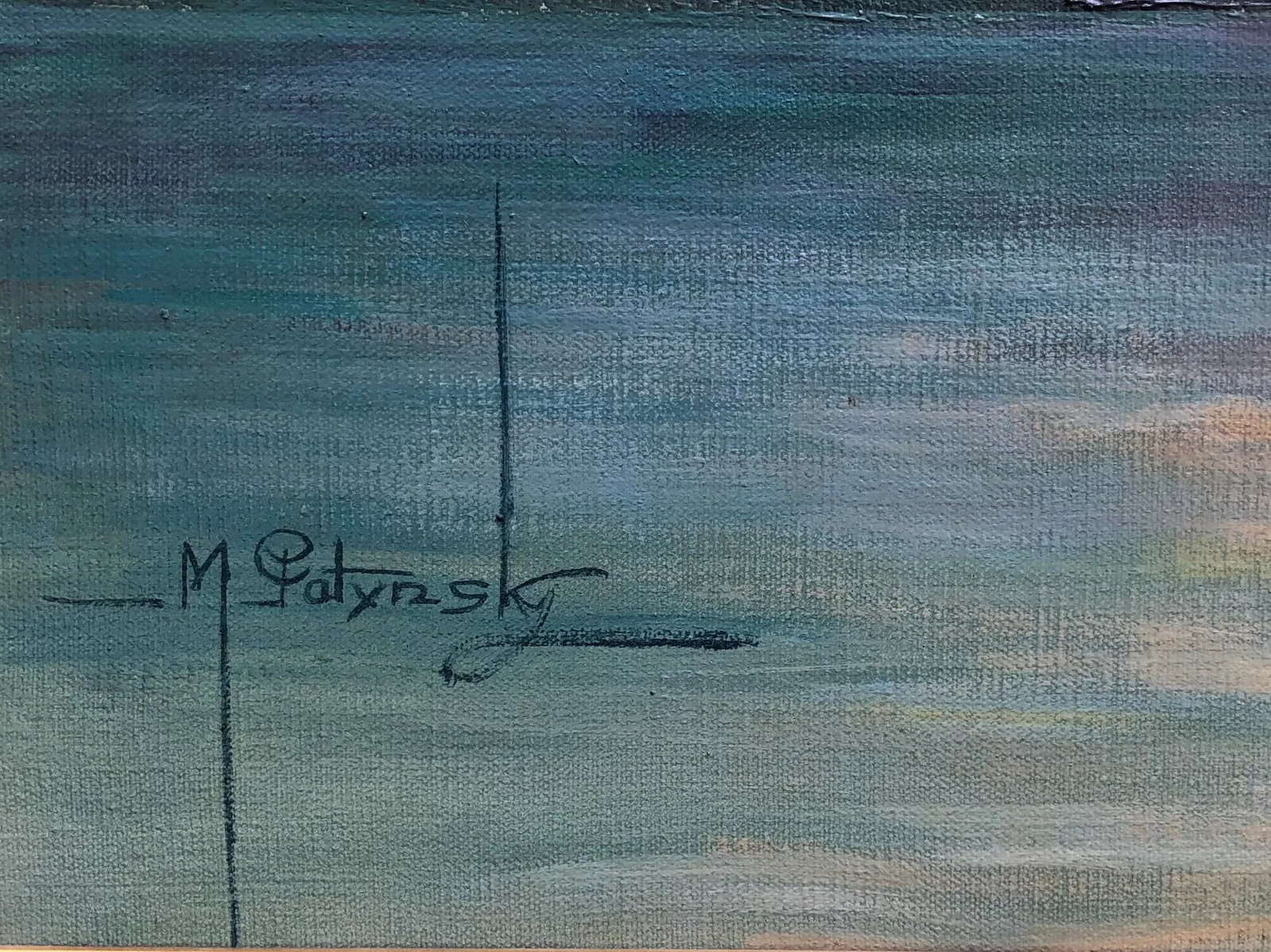 Mid Century Cityscape Painting New Work City Signed Large Wall Art - 5