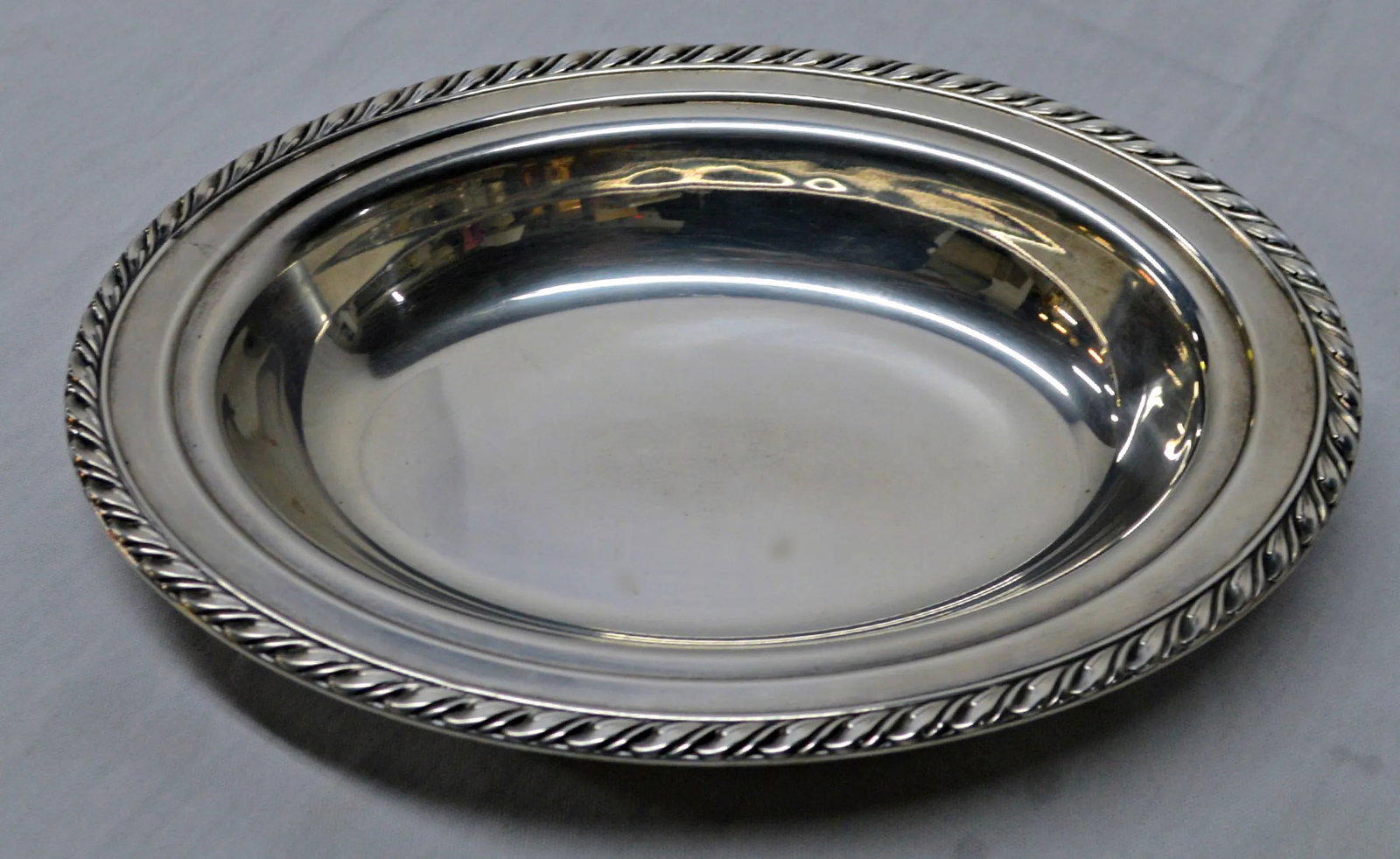 Silver Plated Oval Server Dish - 2