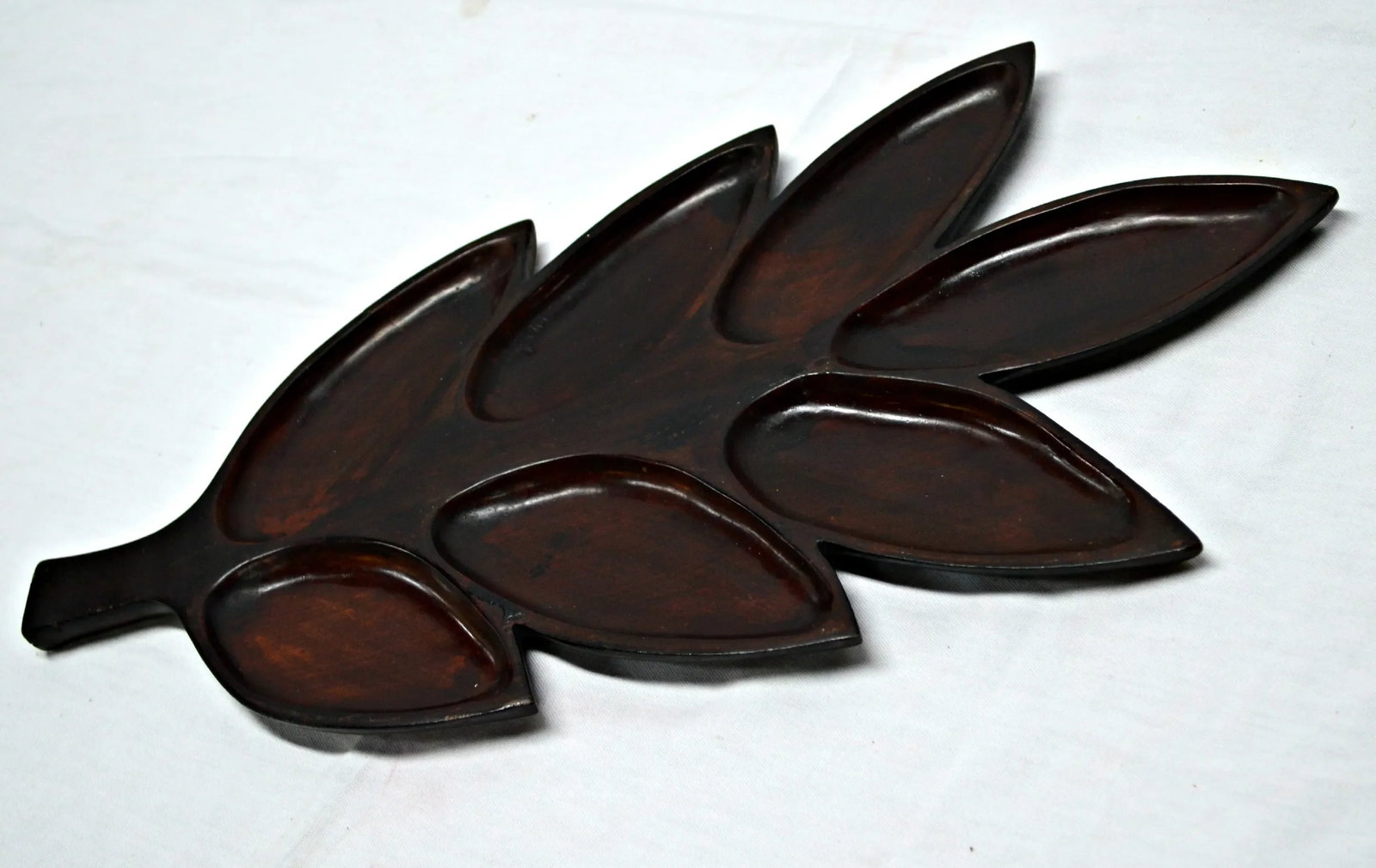Wood Carved Tray - 5