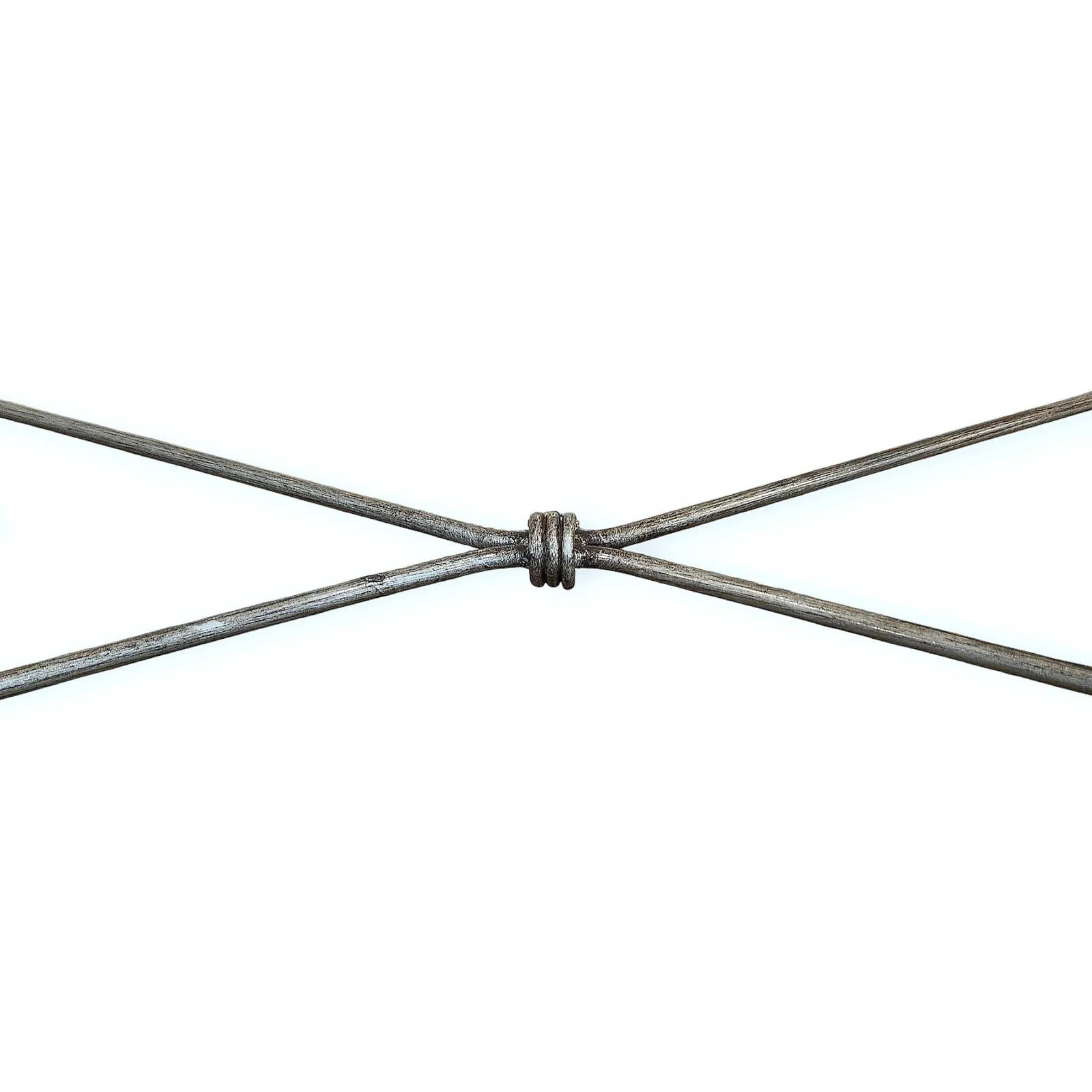 1980s Brutalist Metal and Glass Console Table Inspired by Giacometti - 3