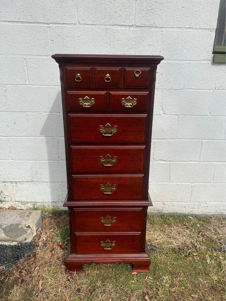 Pennsylvania House Cherry Semainier Lingerie Bachelors Chest Dresser - 10