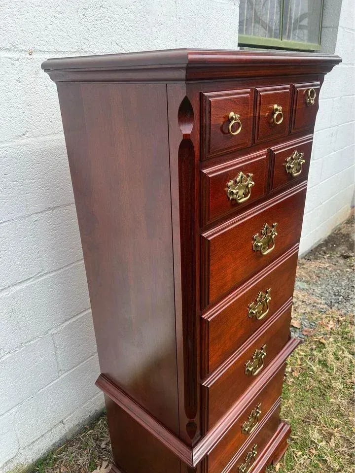Pennsylvania House Cherry Semainier Lingerie Bachelors Chest Dresser - 2