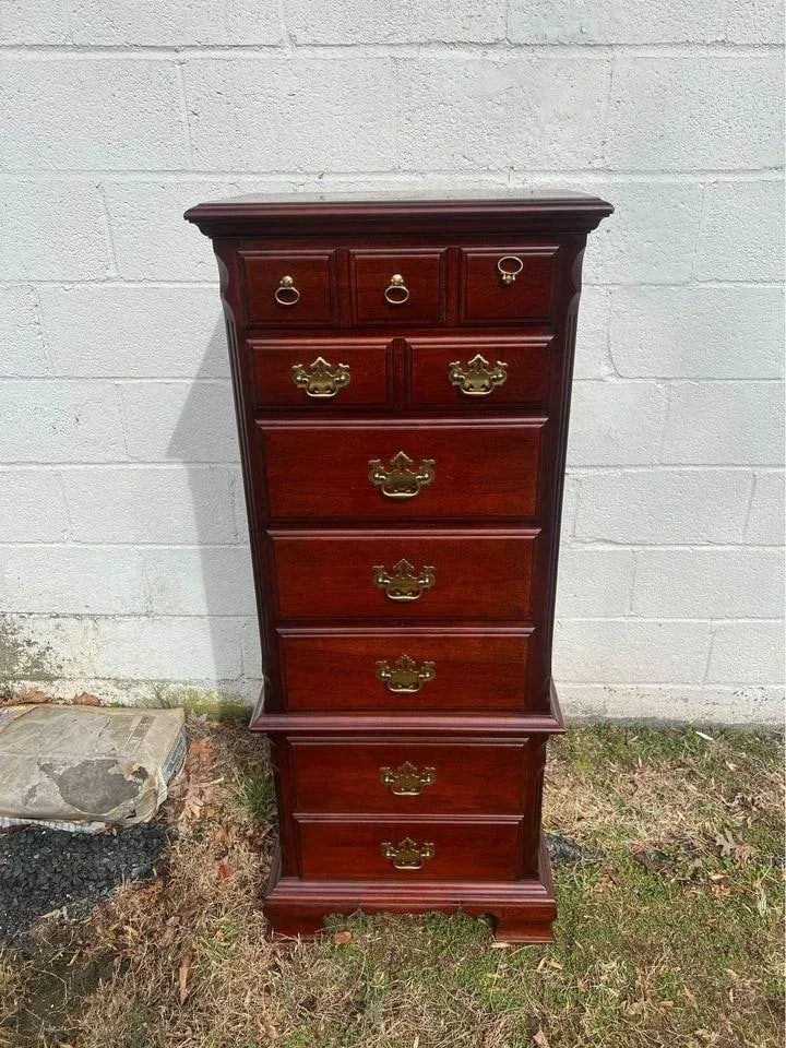 Pennsylvania House Cherry Semainier Lingerie Bachelors Chest Dresser - 3