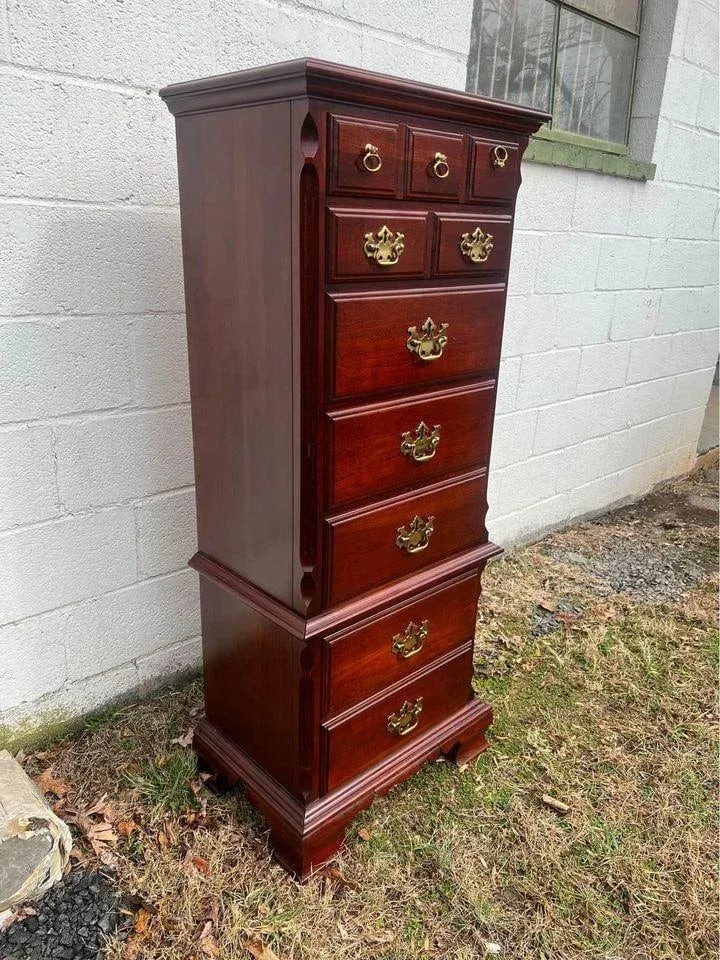 Pennsylvania House Cherry Semainier Lingerie Bachelors Chest Dresser - 4