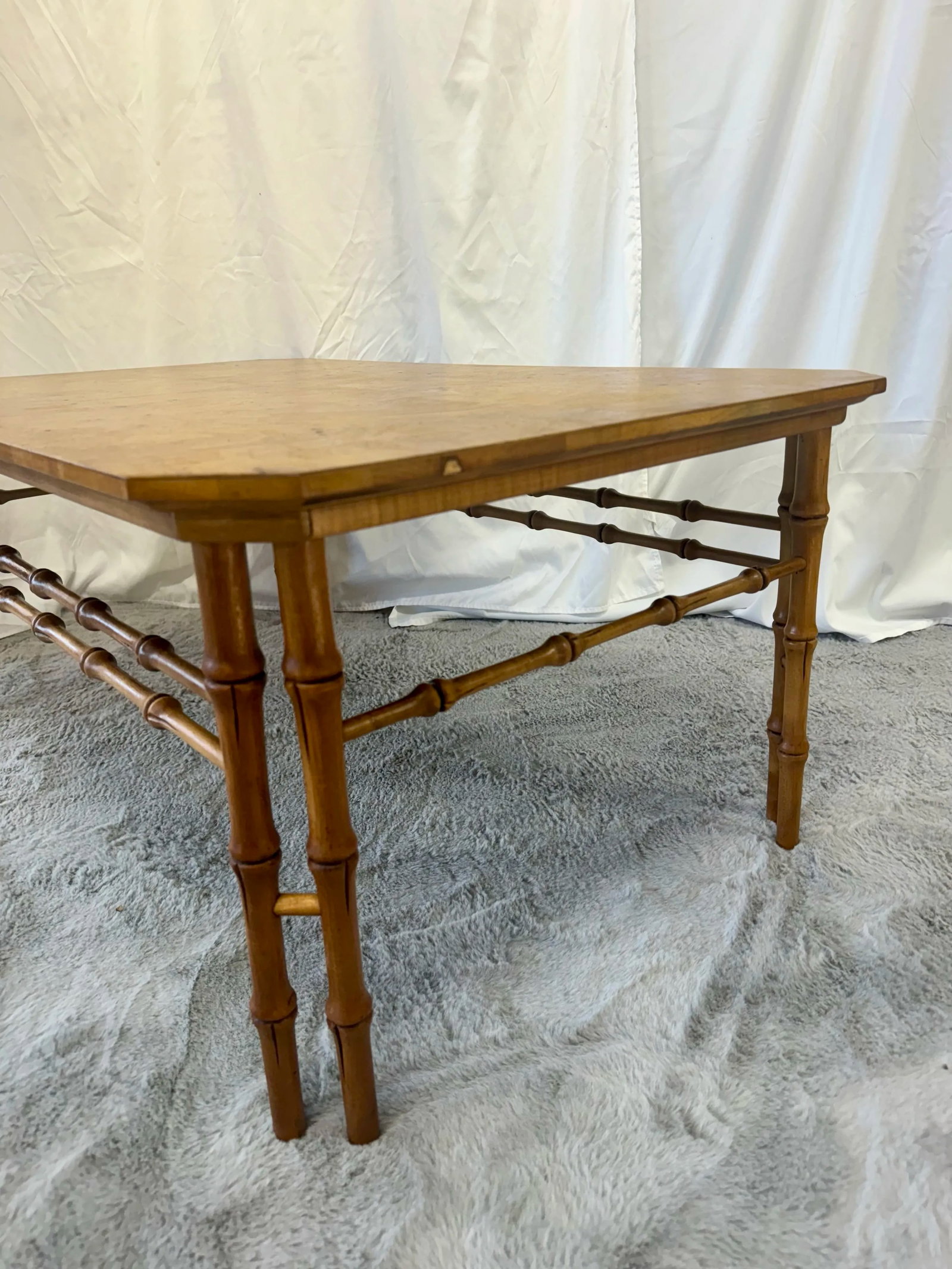 20th Century Burl Wood Coffee Table - 6