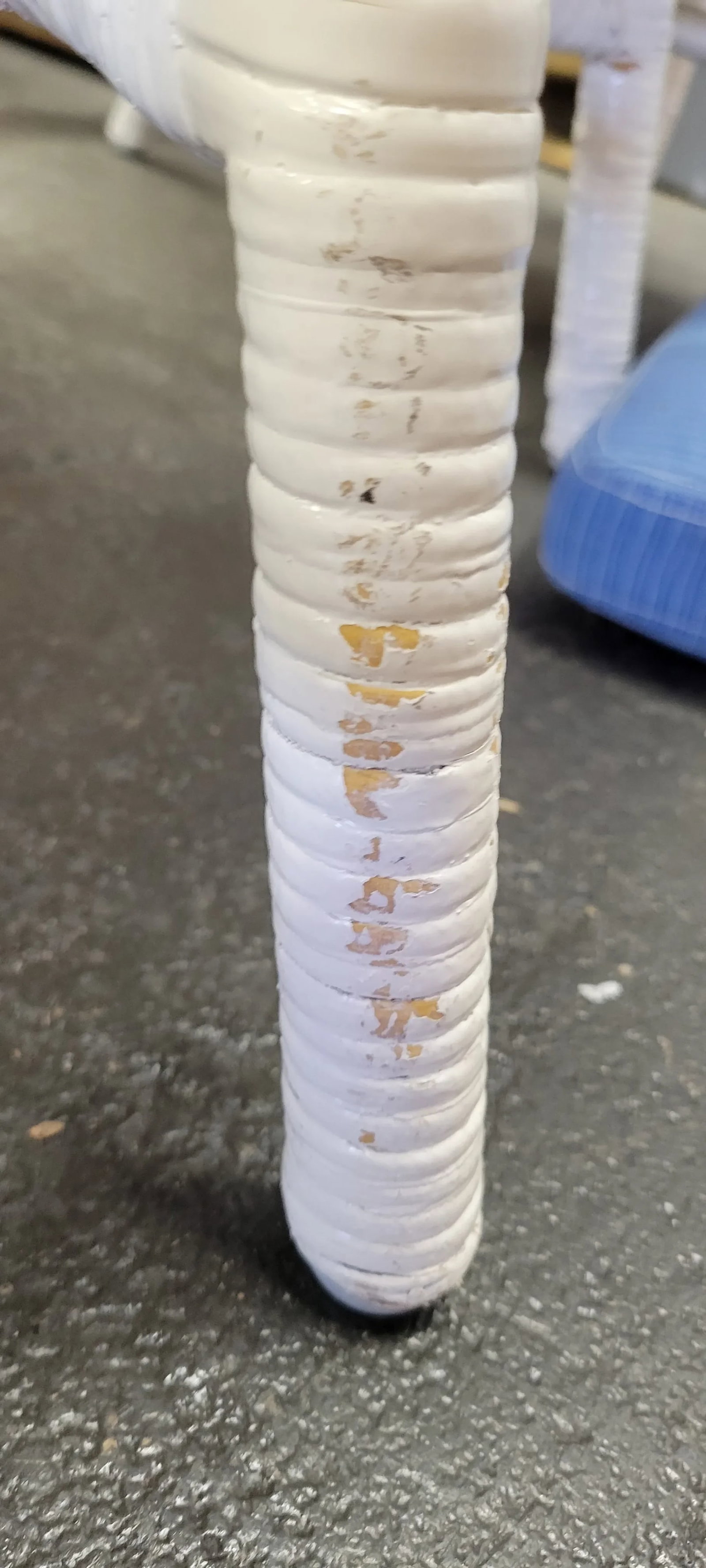 Vintage White Wicker Dining Chairs by McGuire- Set of 4 - 8