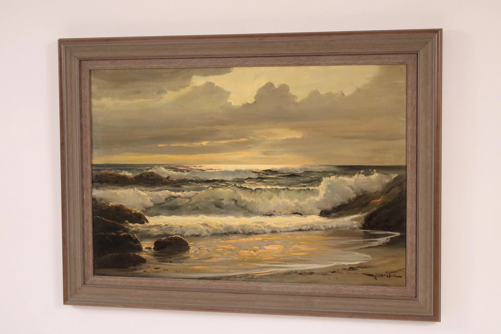 Laguna Coastal Painting by Robert W. Wood (1889-1979) - 2