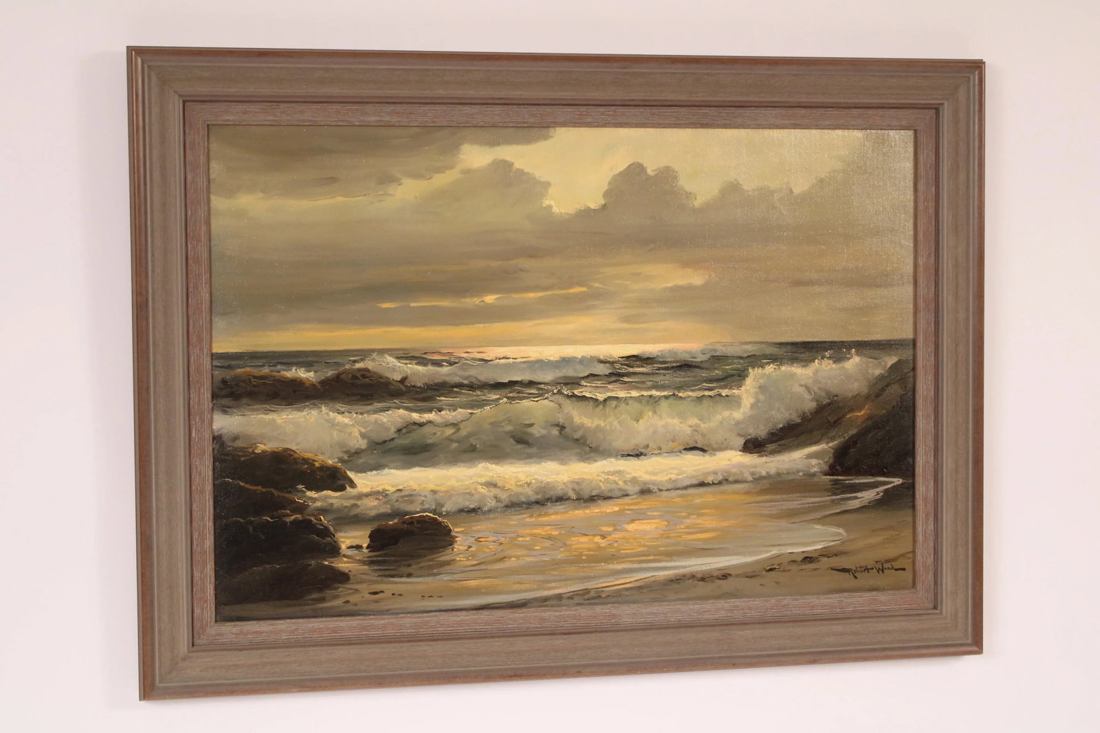 Laguna Coastal Painting by Robert W. Wood (1889-1979) - 3