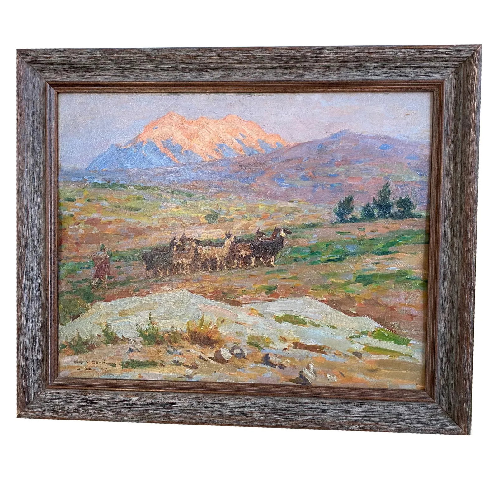 Impressionist Landscapes Henry Sene, French - A Pair - 4