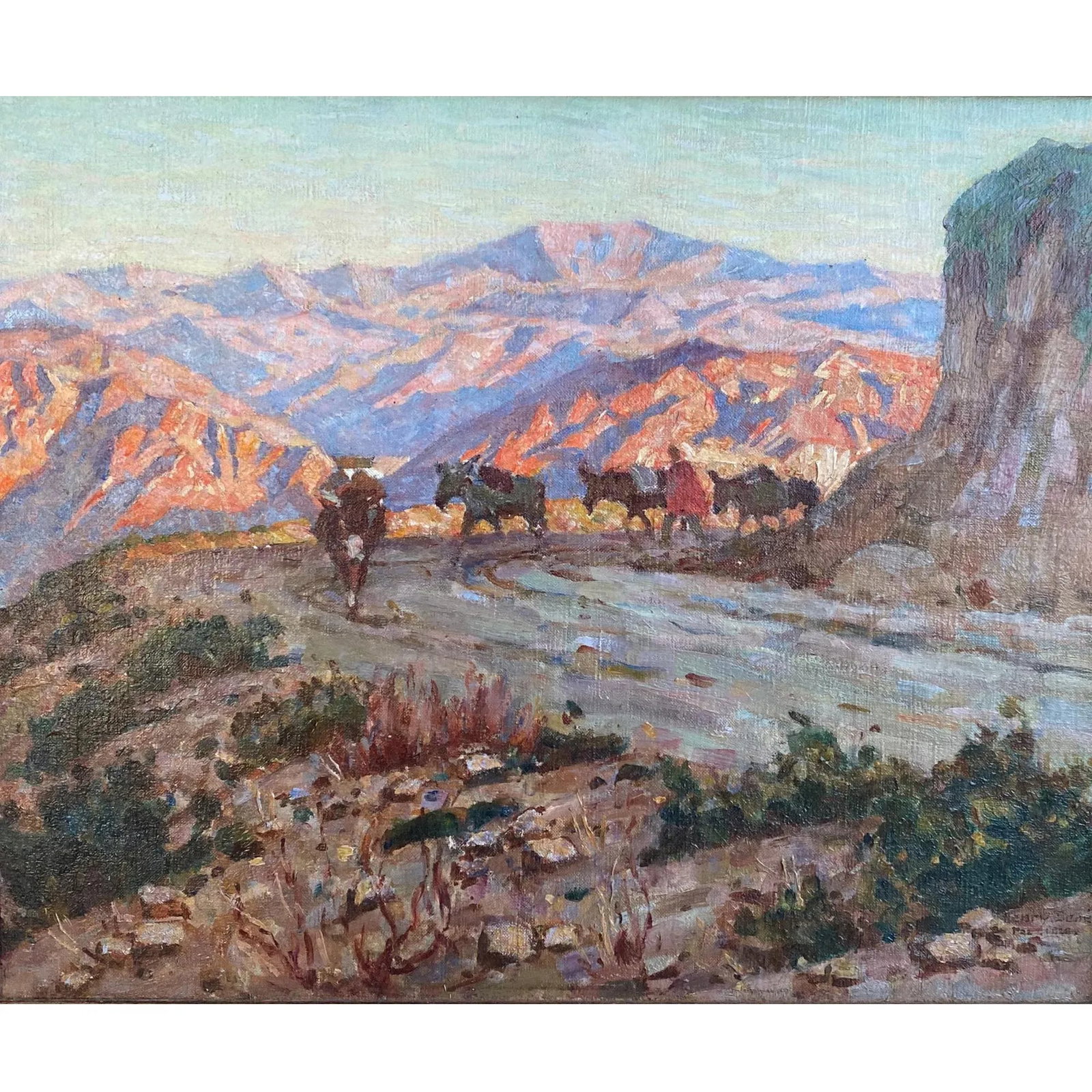 Impressionist Landscapes Henry Sene, French - A Pair - 6